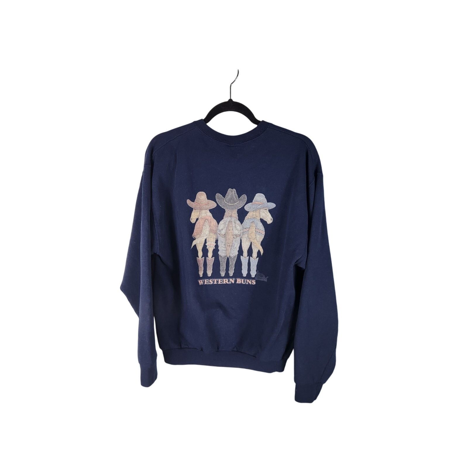 Jerzees Vintage Pinegrove Dude Ranch Double Sided Crewneck men's M Size US M / EU 48-50 / 2 - 2 Thumbnail