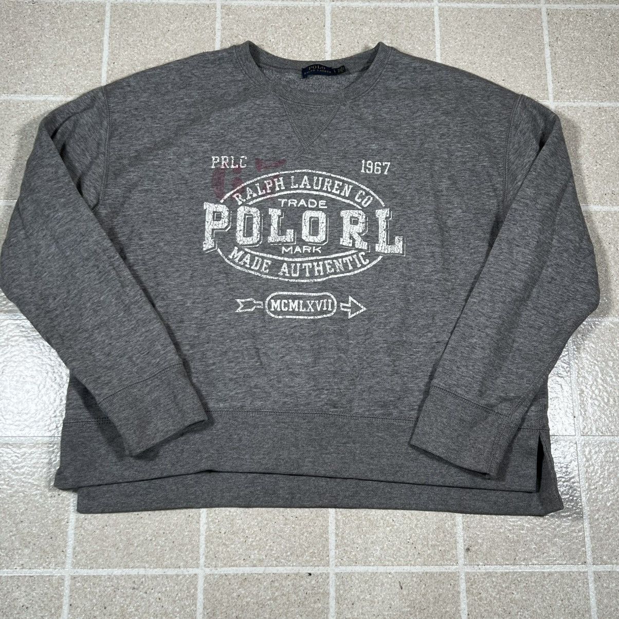 Polo Ralph Lauren Polo Ralph Lauren Sweatshirt Womens Large Crewneck Pullover Size L / US 10 / IT 46 - 1 Thumbnail