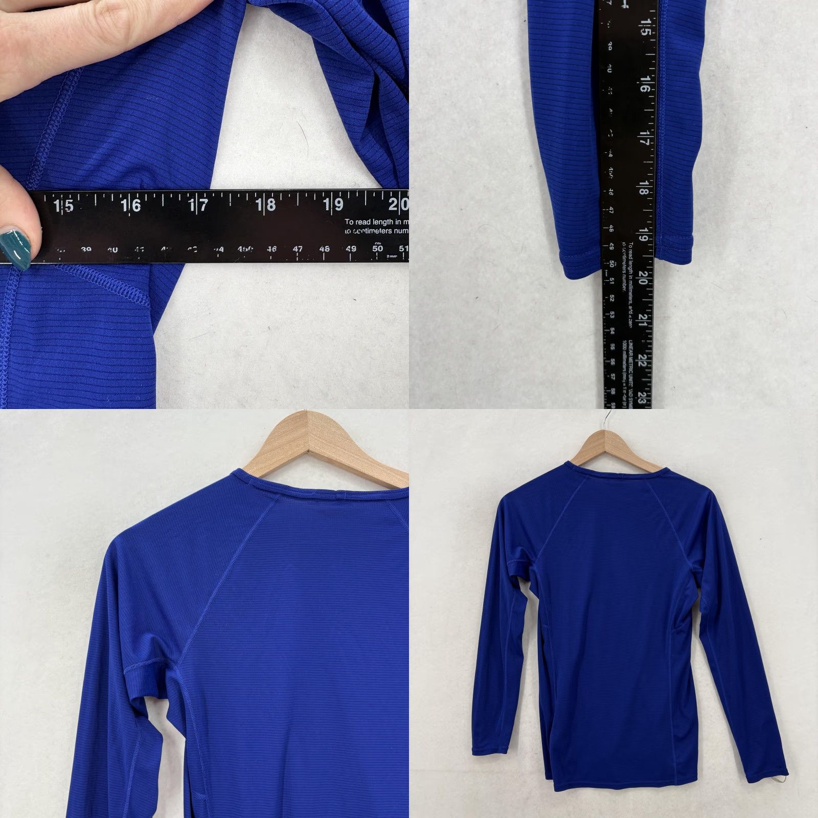 Patagonia Patagonia Capilene Lightweight Shirt Womens XS Blue Long Sleeve Baselayer Top Size XS / US 0-2 / IT 36-38 - 8 Thumbnail