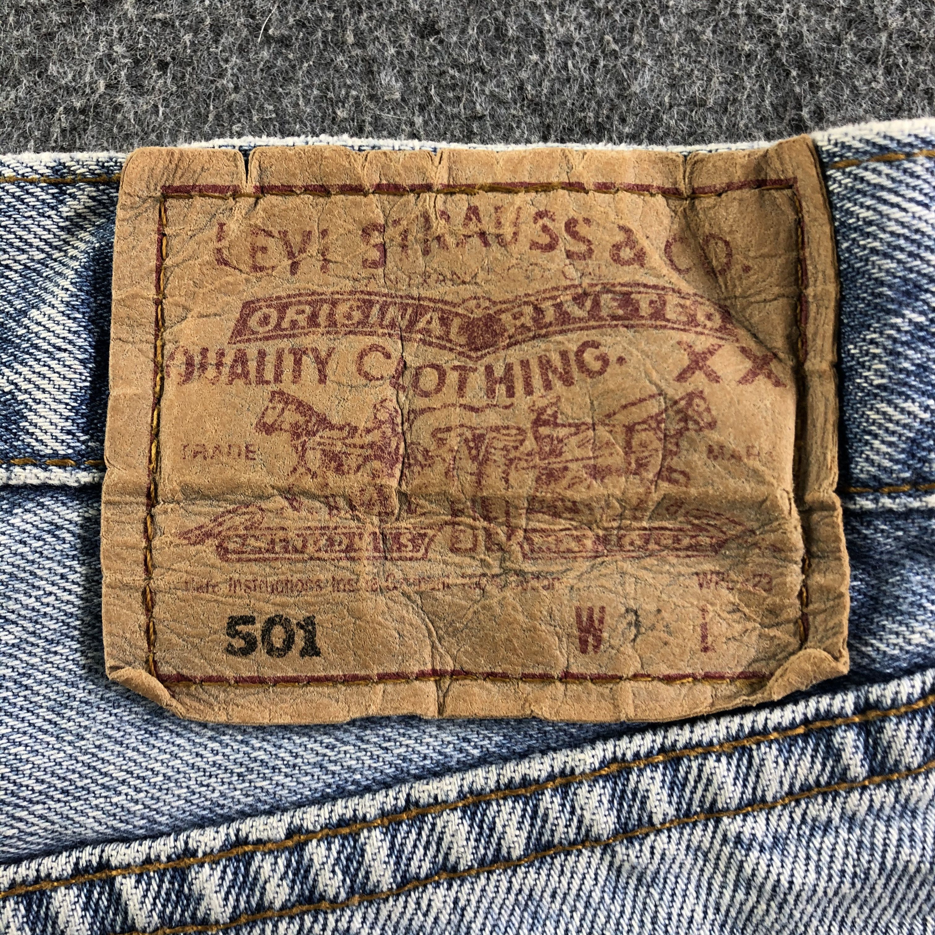 Levi's × Vintage Vintage Levis 501 Jeans-J4499 Size 34" / US 12 / IT 48 - 5 Thumbnail
