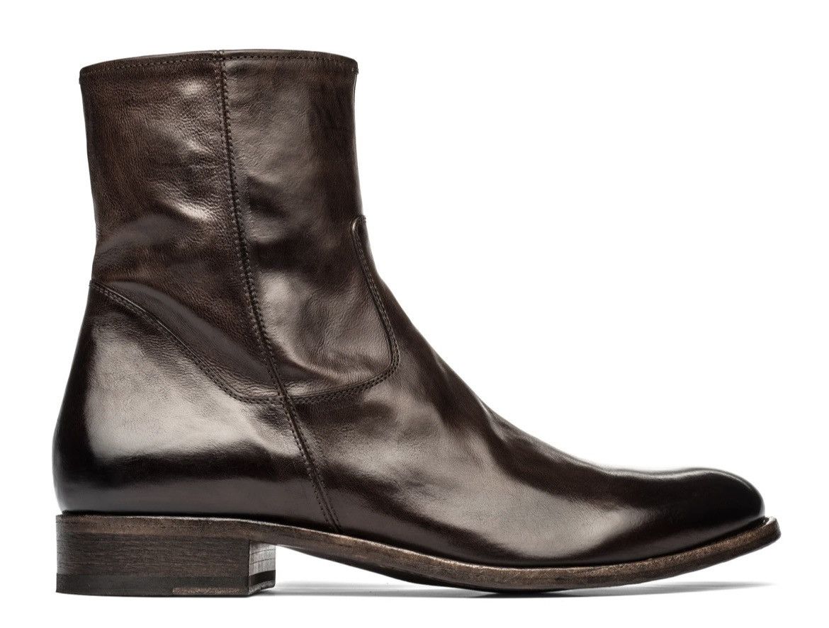 To Boot New York 11.5 | Belvedere Dark Brown Zip Boot | To Boot New York Size US 11.5 / EU 44-45 - 2 Thumbnail