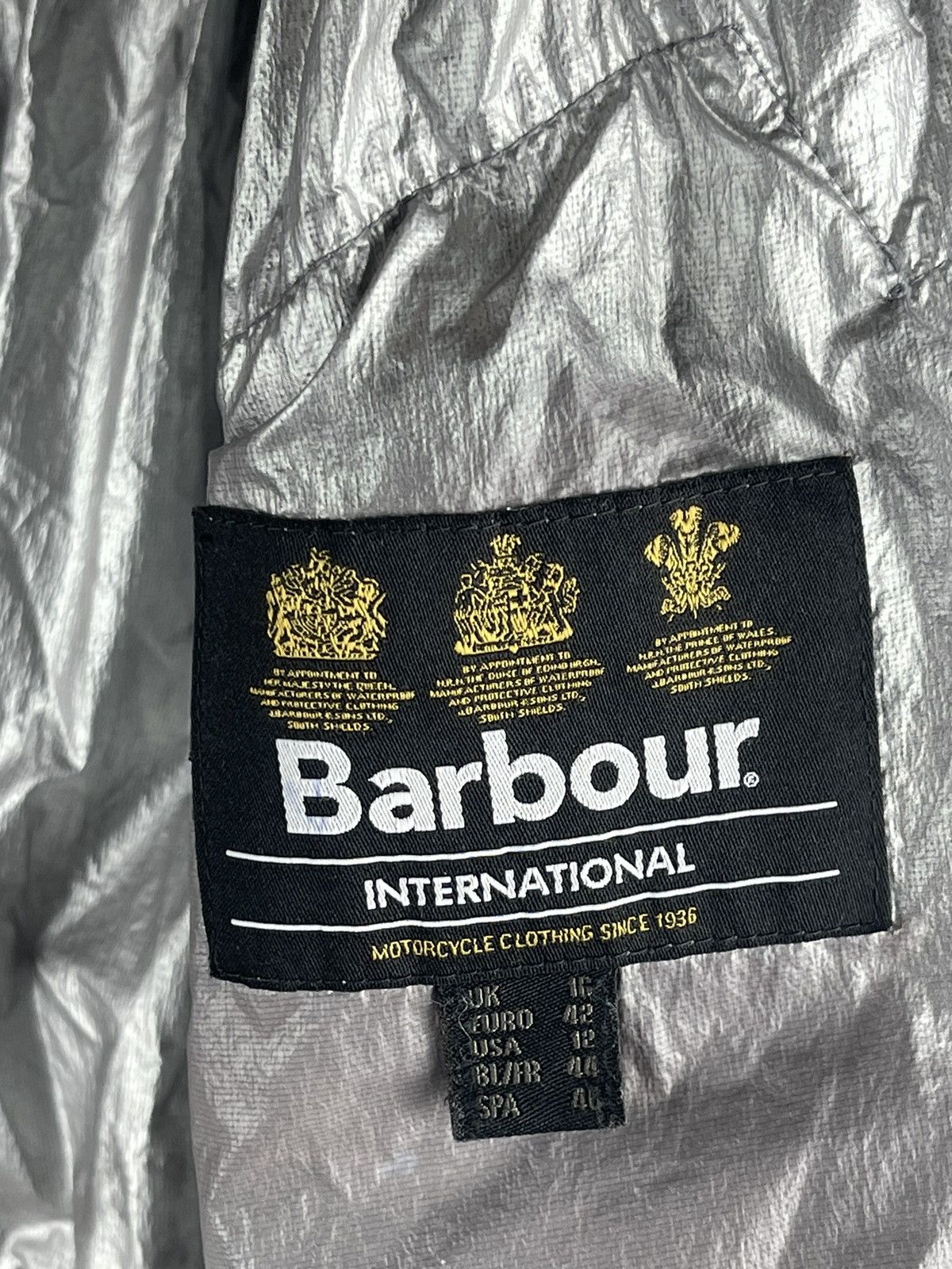 Barbour Barbour Southcliff Raincoat Jacket Platinum Gray Womens Size XXL / US 16-18 / IT 52-54 - 11 Thumbnail