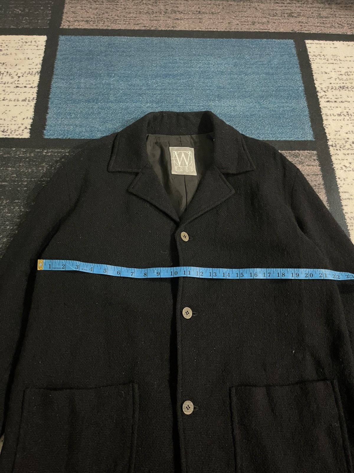 Yohji Yamamoto Vintage Workshop By Yohji Yamamoto Coat Jacket Size 50L - 14 Thumbnail