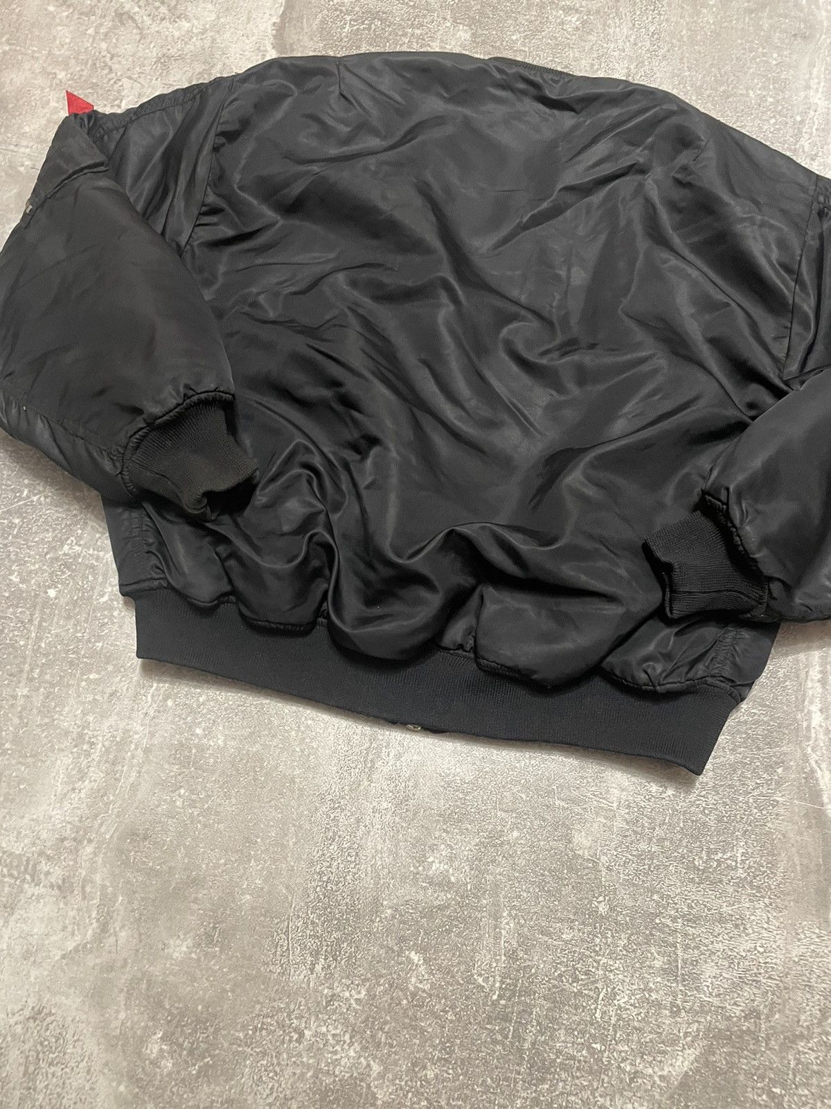 Alpha Industries Vintage 90's MA1 Flyer's Intermediate Bomber Jacket Size US L / EU 52-54 / 3 - 18 Thumbnail