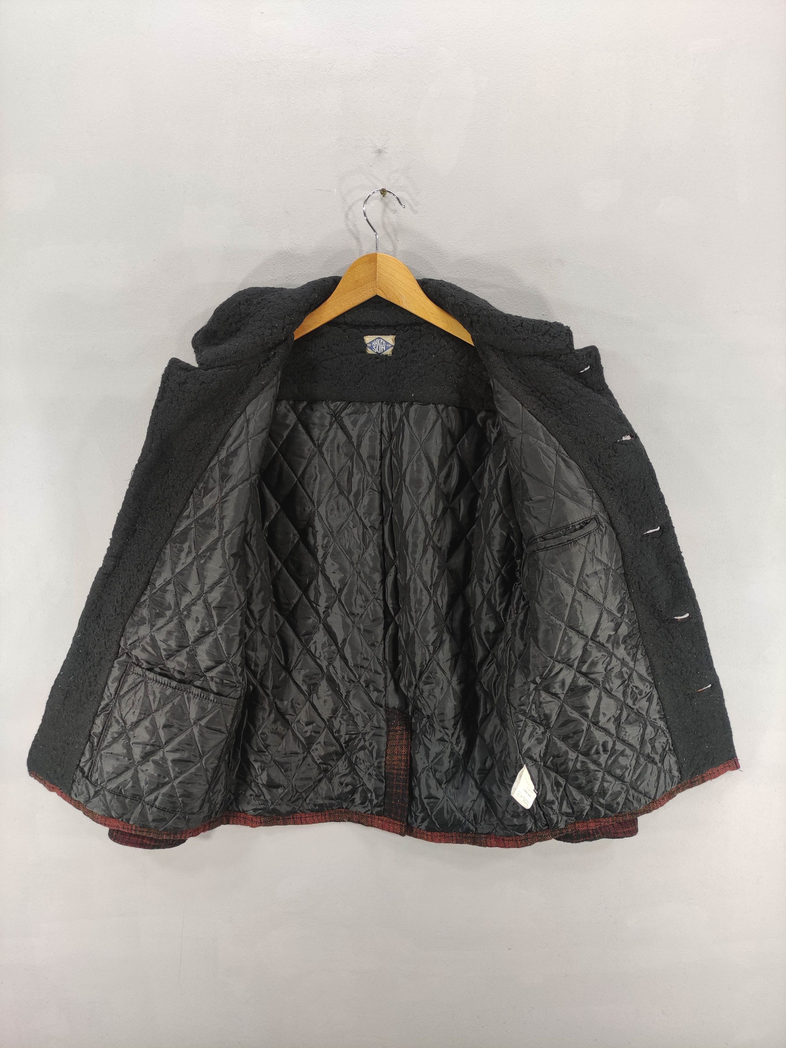 Japanese Brand Vintage Naked Sun Plaid Wool Jacket Lined Quilted Size S / US 4 / IT 40 - 8 Thumbnail