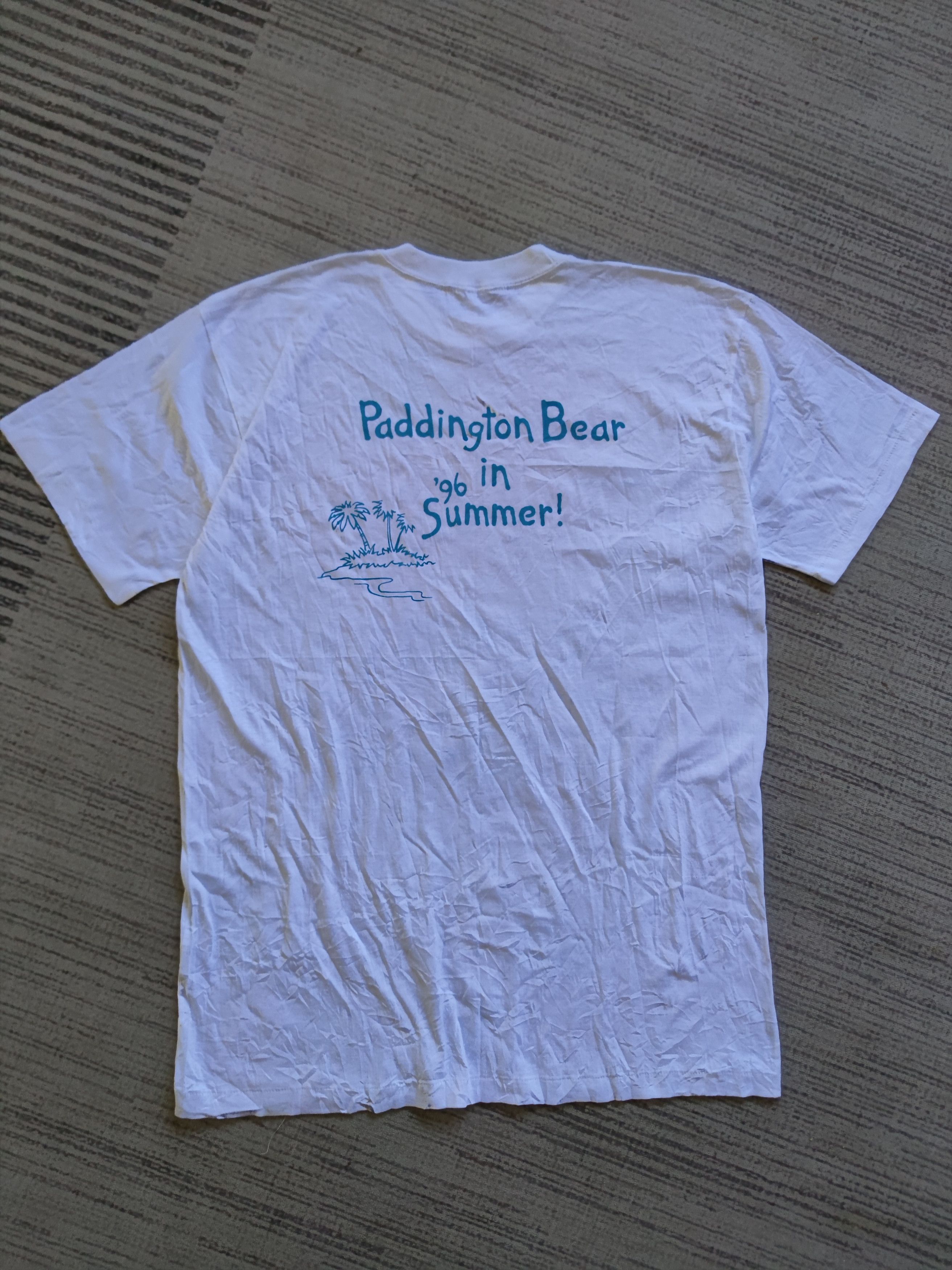 Vintage Vintage 1996 Paddington Bear in Summer T Shirt Size US M / EU 48-50 / 2 - 10 Thumbnail