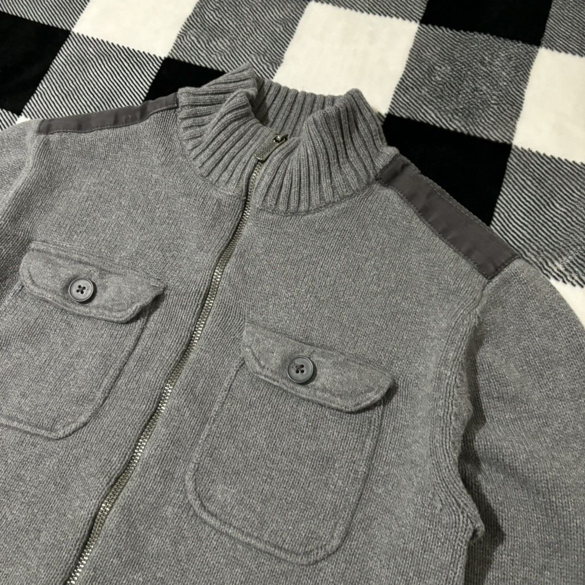 Vintage Vintage Grey Zip-Up Sweater Size US S / EU 44-46 / 1 - 2 Thumbnail