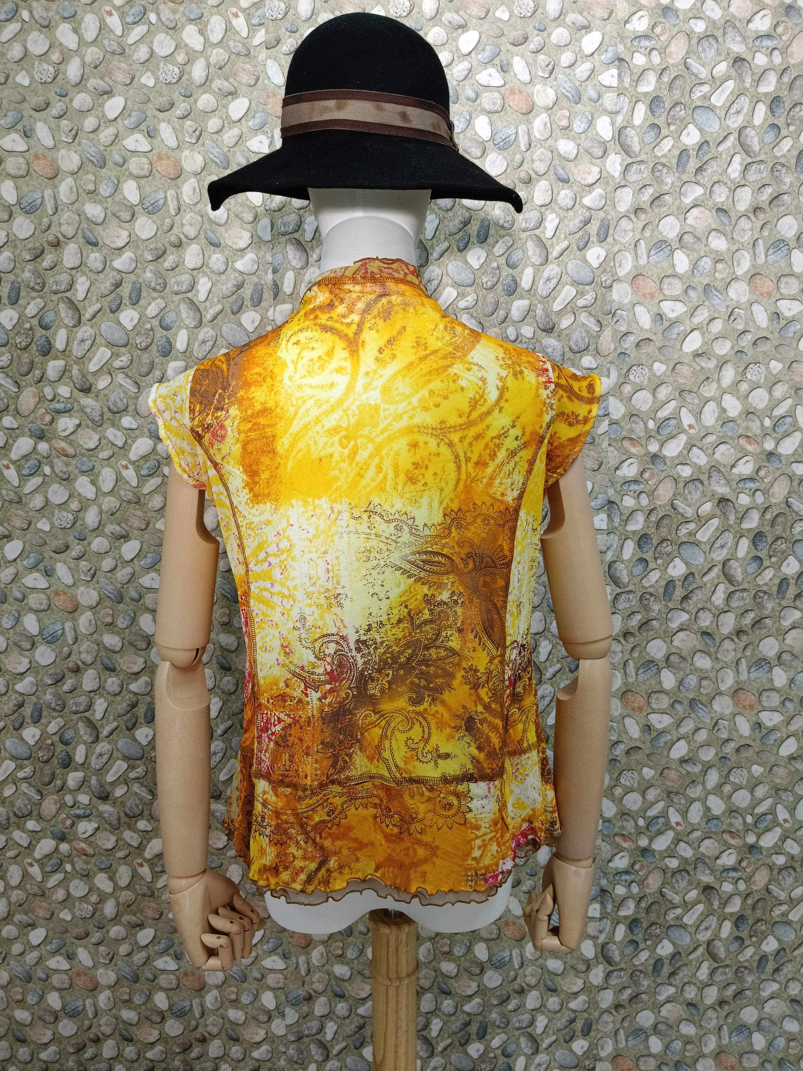 Kansai Yamamoto KANSAI YAMAMOTO PAISLEY SS16 OPEN-FRONT Size S / US 4 / IT 40 - 4 Thumbnail