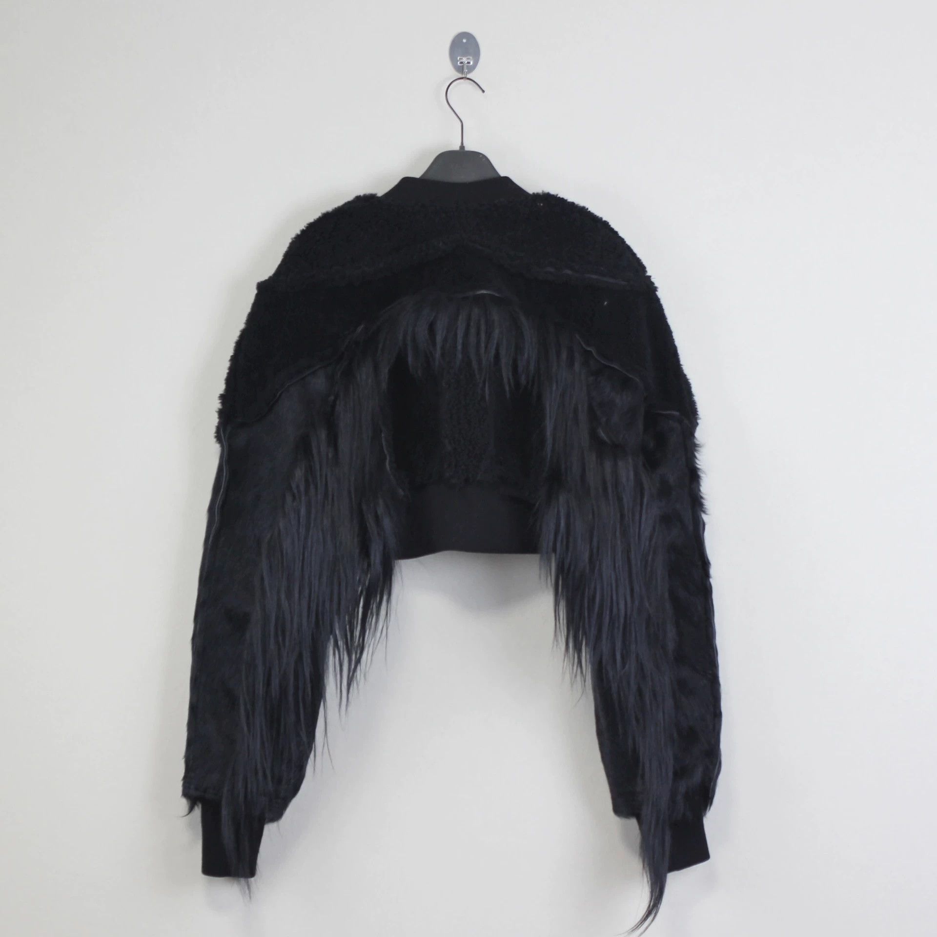Rick Owens Rickowens Main Line, Multi-Material Patchwork Shearling Coat Size US S / EU 44-46 / 1 - 2 Thumbnail