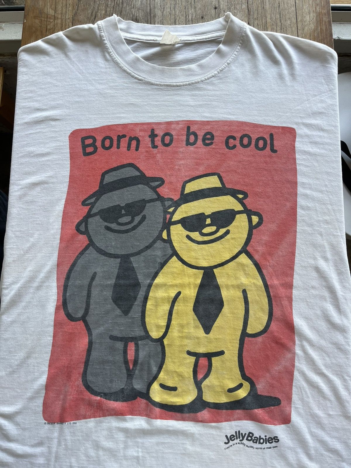 Vintage Vintage Born To Be Cool 1993’s Jelly Babies Tshirt Size US XL / EU 56 / 4 - 3 Thumbnail