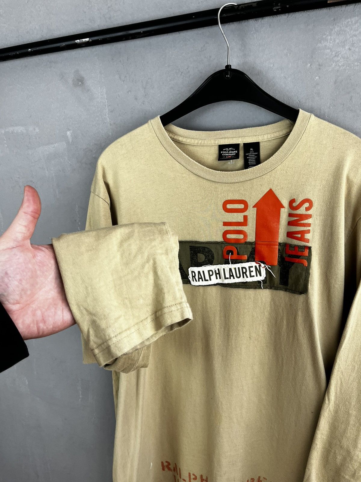 Polo Ralph Lauren × Ralph Lauren × Vintage Polo Ralph Lauren army long sleeve vintage Size US XL / EU 56 / 4 - 9 Thumbnail