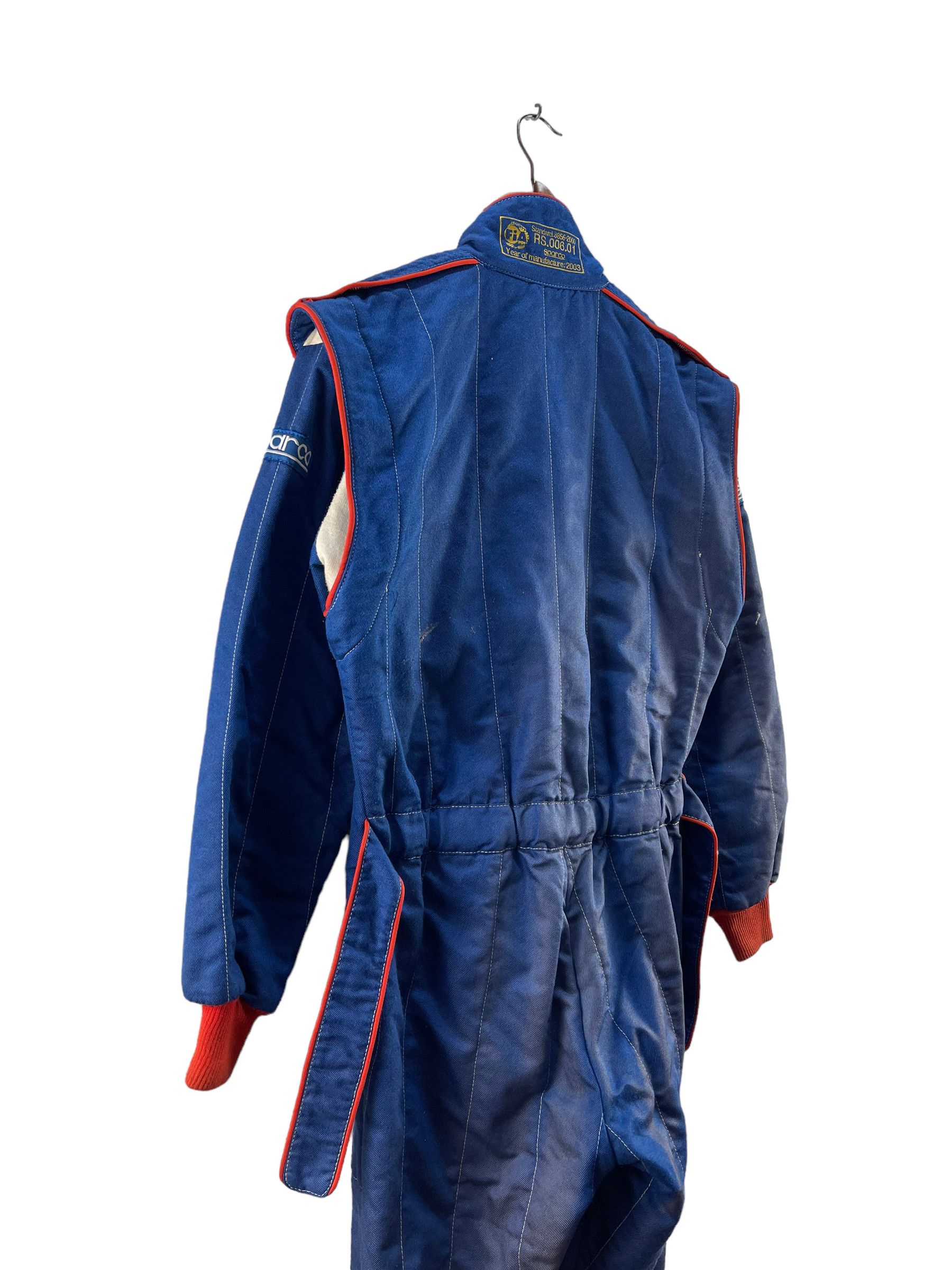 Japanese Brand Vintage Sparco Racing Overall Jacket Size US 34 / EU 50 - 6 Thumbnail