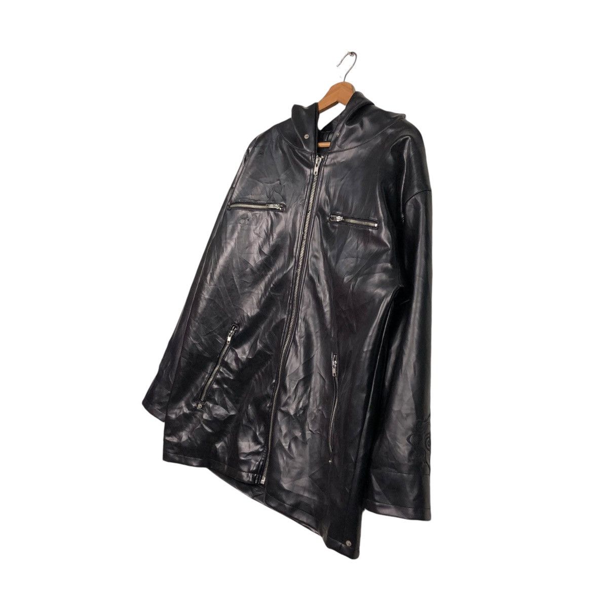 Hysteric Glamour 🔥VINTAGE BIKER LEATHER JACKET HOODIE PEACE MAKER Size US L / EU 52-54 / 3 - 5 Thumbnail