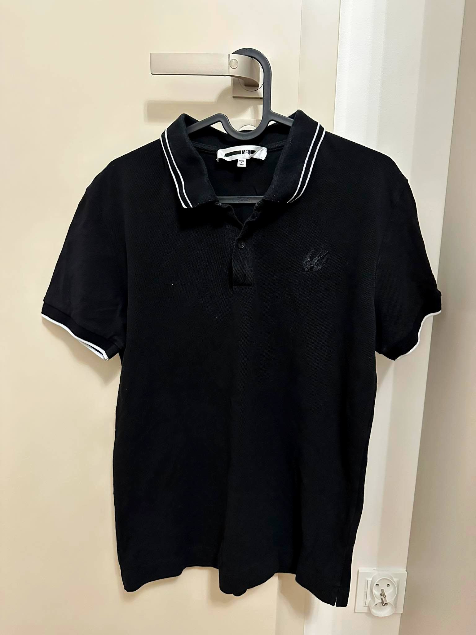 Alexander McQueen Alexander McQueen MCQ Logo Black Polo Shirt S Size US S / EU 44-46 / 1 - 1 Thumbnail