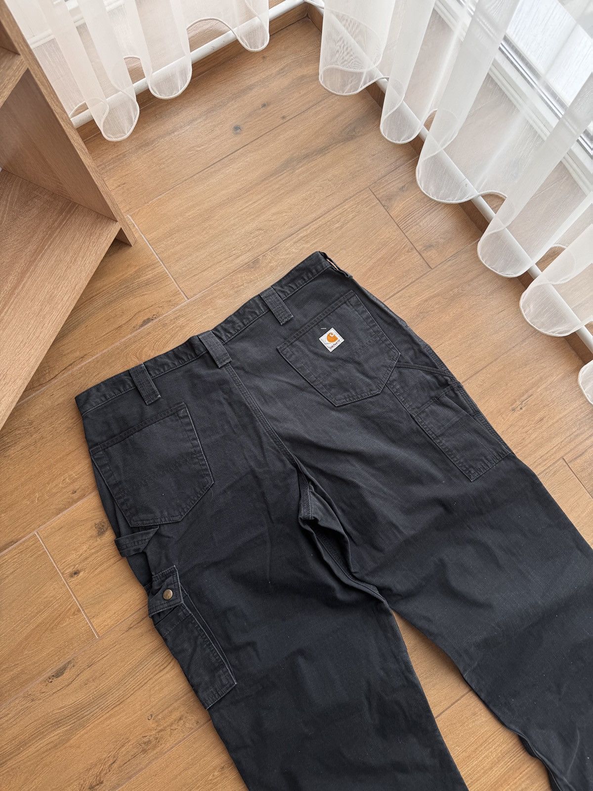 Carhartt × Carhartt Wip × Vintage Vintage Carhartt WIP Workwear Black Streetwear Pants Size US 40 / EU 56 - 12 Thumbnail