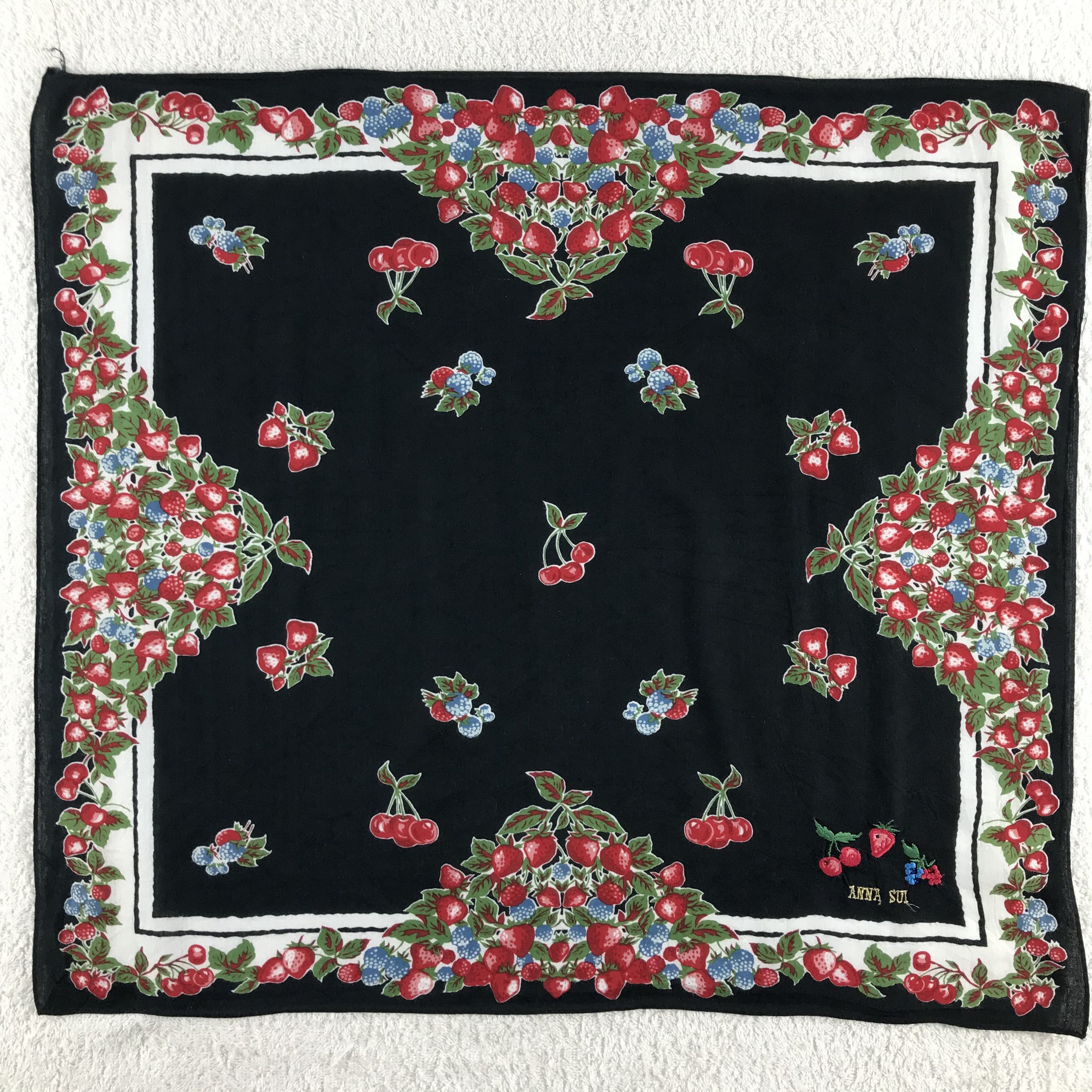 Anna Sui Bandana / Handkerchief / Neckerchief - S093