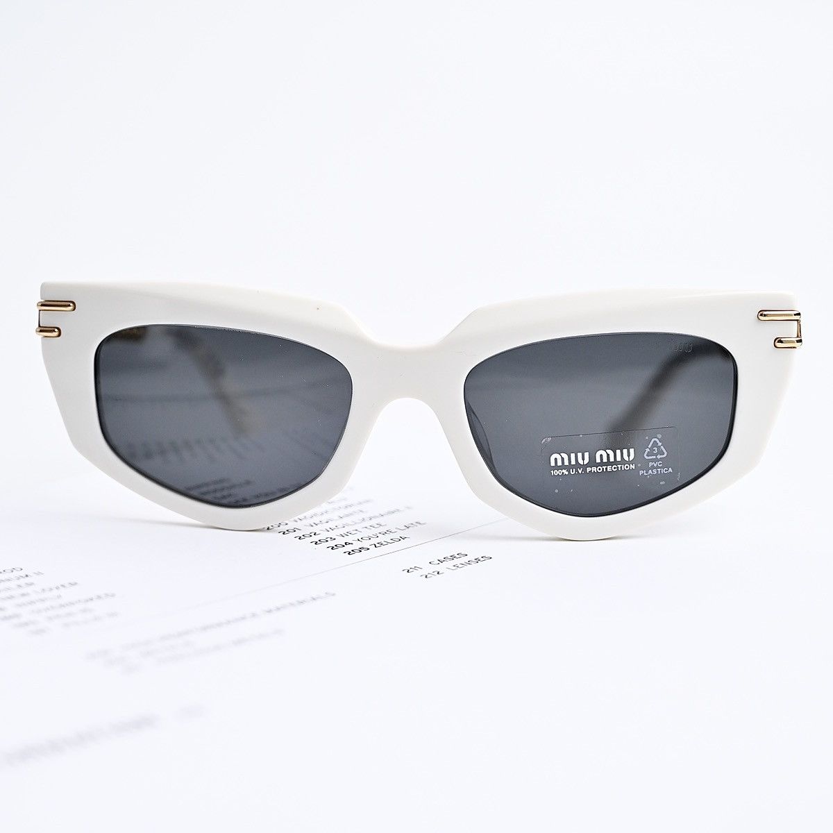 Miu Miu MIU MIU 0MU 12WS SUNGLASSES Size ONE SIZE - 6 Thumbnail