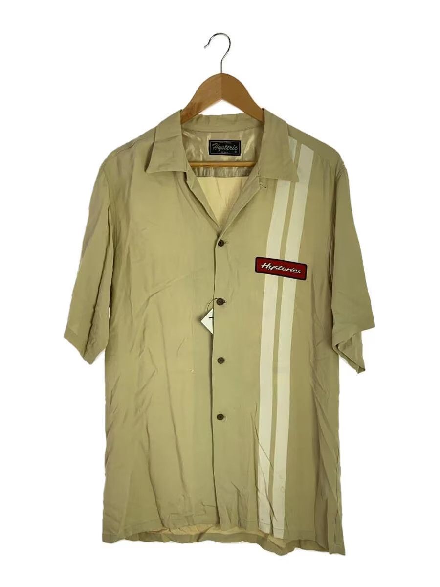 Image of Hysteric Glamour Hysteric Woman Short Sleeve Button Shirt in Beige, Men's (Size XL)