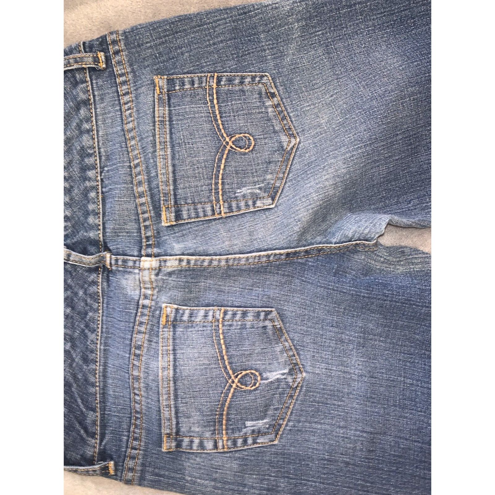 Vintage AMERICAN RAG Curvy Skinny Denim Jeans Womens Size 3S AN1 Size 26" / US 2 / IT 38 - 3 Thumbnail