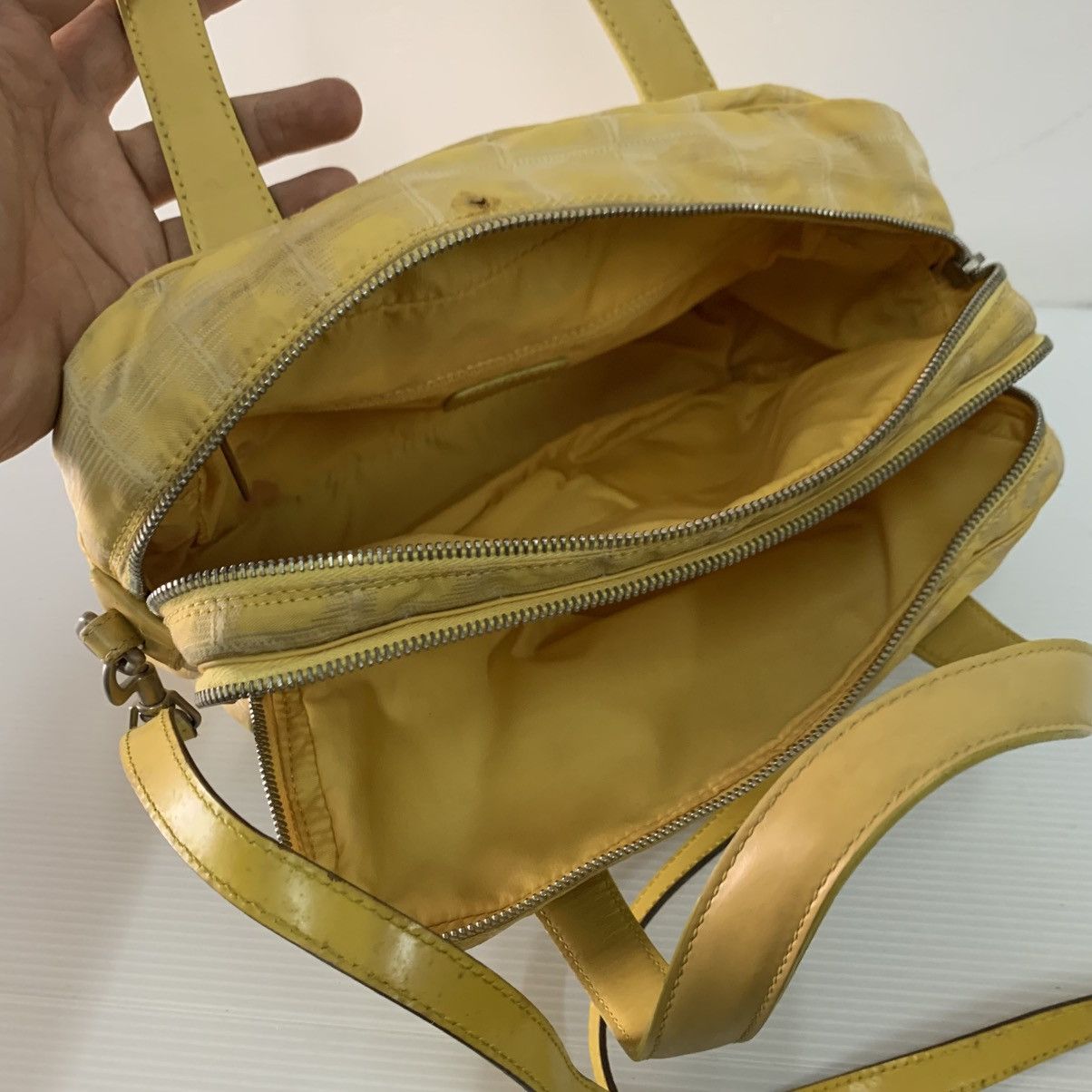 Chanel Chanel Traveline Yellow Two Way Bag Size ONE SIZE - 11 Thumbnail