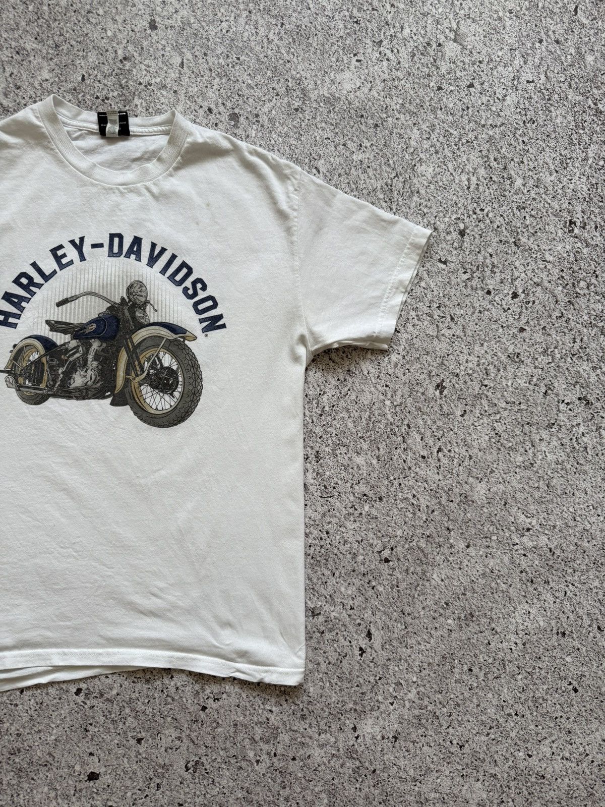 Band Tees × Harley Davidson × Vintage Vintage Harley Davidson Riding High Bike 90s Retro T-Shirt Size US L / EU 52-54 / 3 - 5 Thumbnail