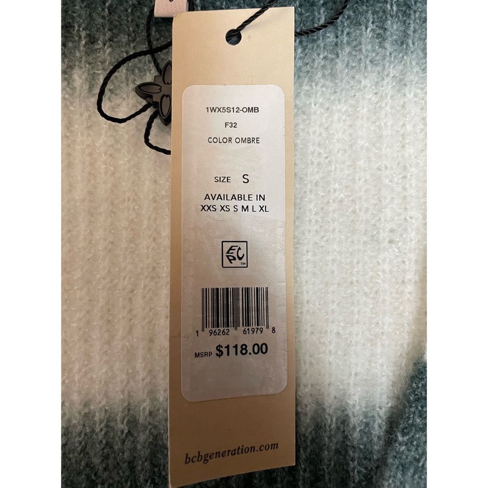 Other NWT New $118 BCBGeneraton ​Ombre Striped Open Front Cardiga Size S / US 4 / IT 40 - 7 Thumbnail