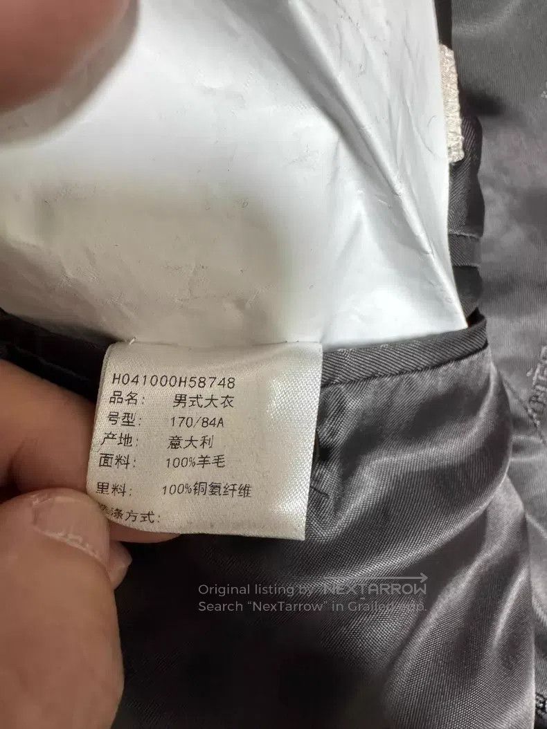 Hermes Hermes 100% Super Fine Baby Wool, Elephant Grey, Sophistic Size US M / EU 48-50 / 2 - 9 Thumbnail