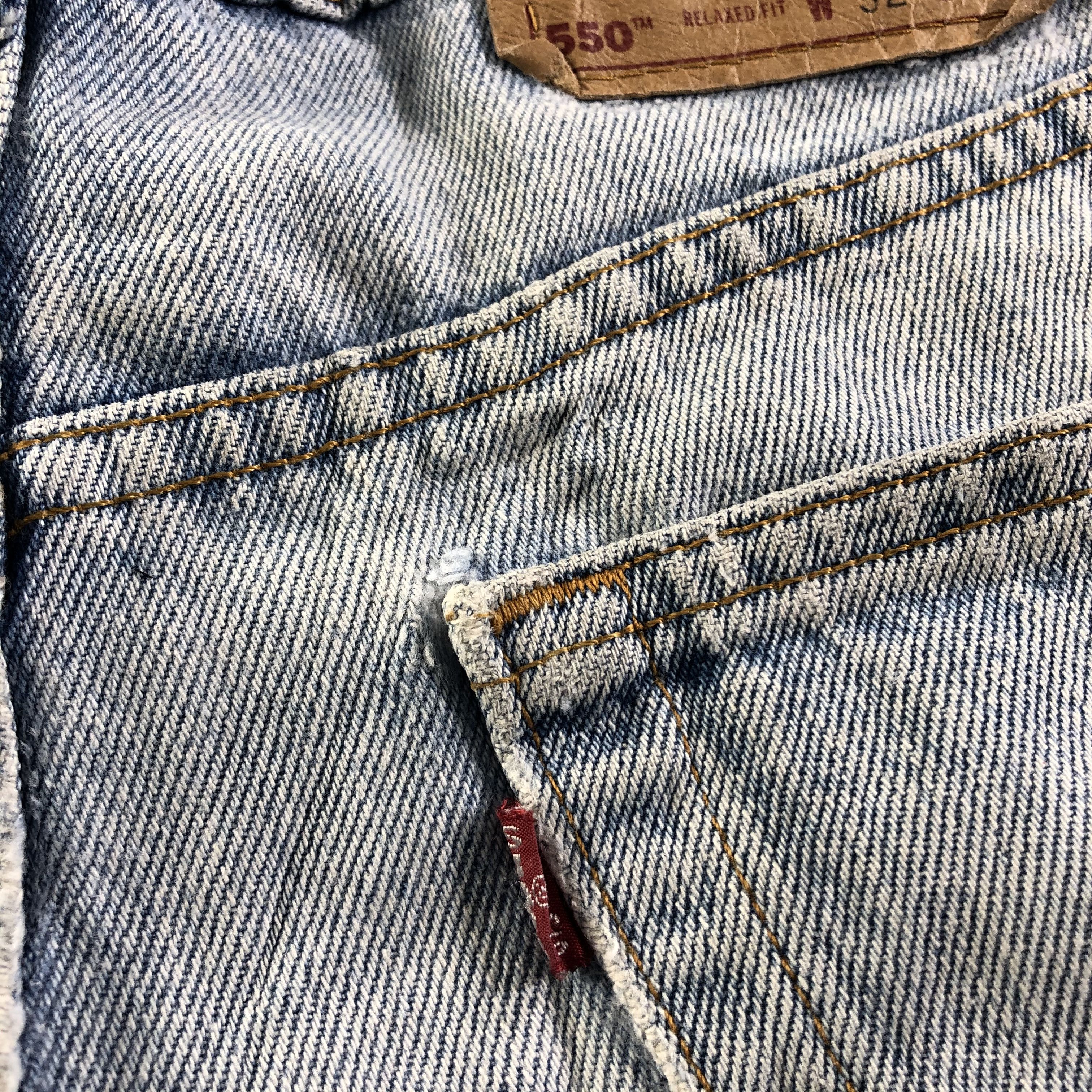 Levi's Vintage Light Wash Levis 550 Jeans-J3480 Size US 32 / EU 48 - 9 Thumbnail