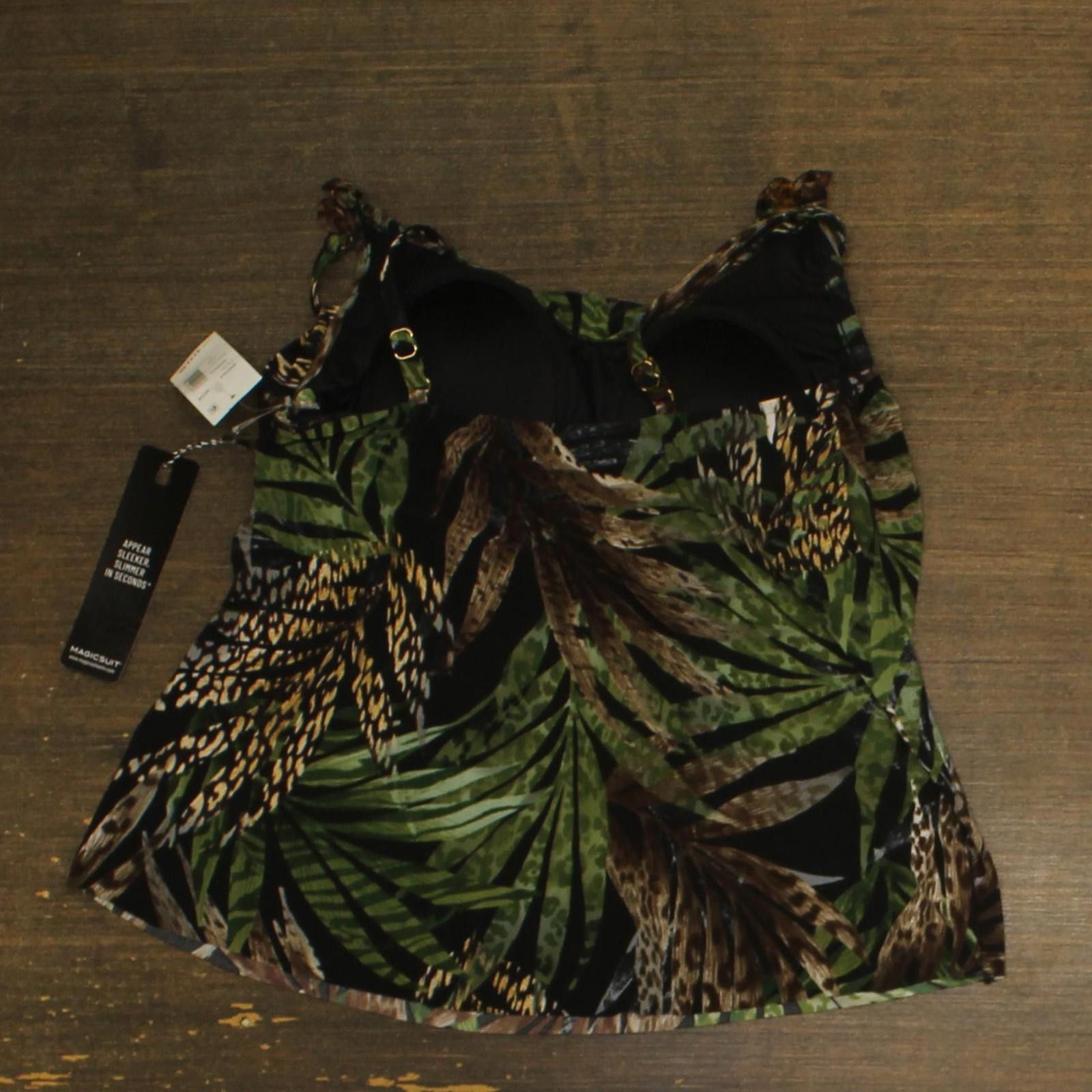 Other Nwt Magicsuit Adjustable Tankini Swim Top Black / Multi 8 Size ONE SIZE - 2 Thumbnail