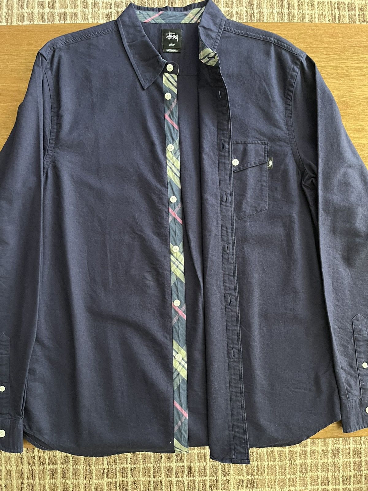 Stussy Burberry Plaid Button Up Size US L / EU 52-54 / 3 - 3 Thumbnail