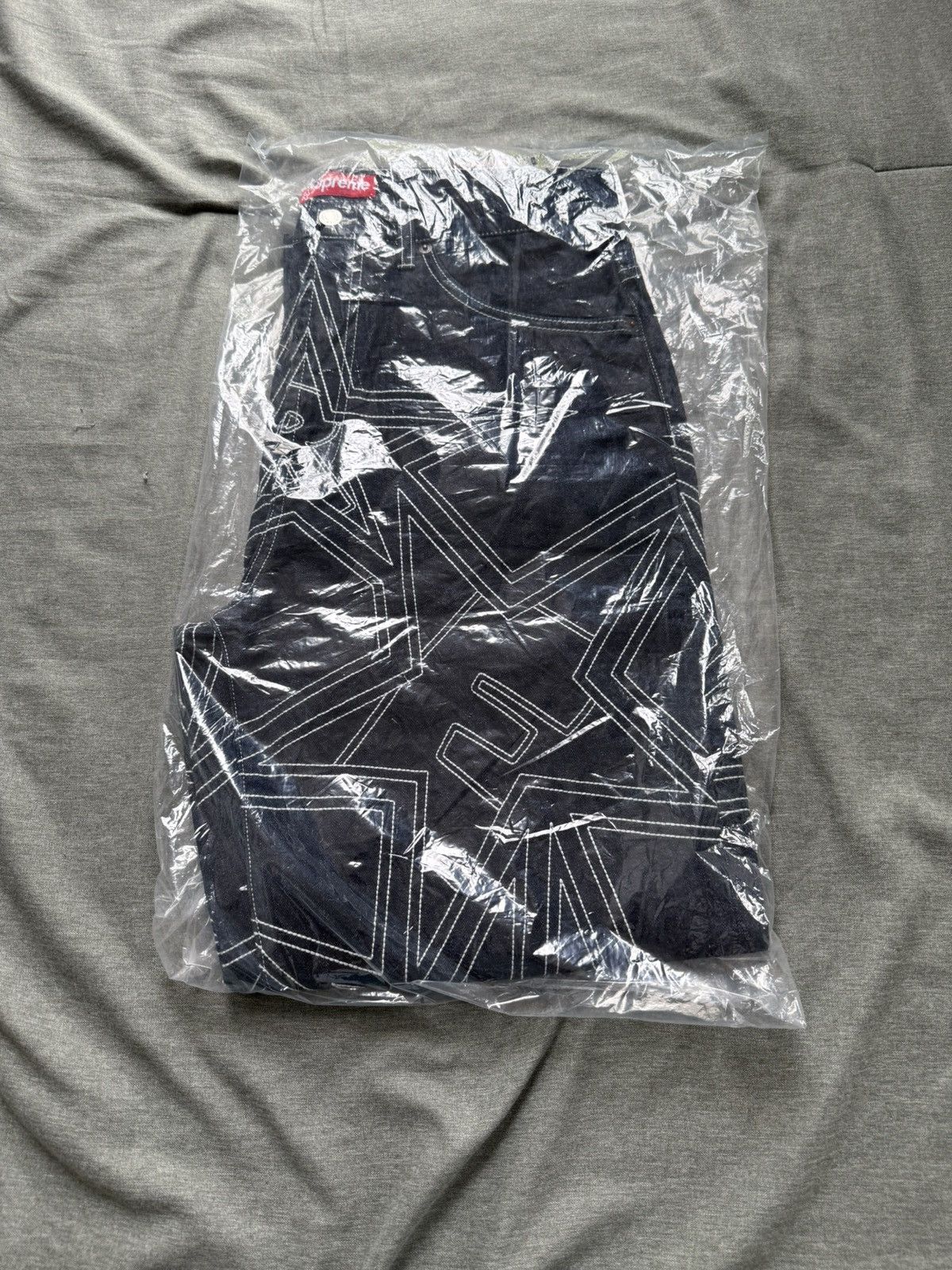 Supreme Star TopStitch Baggy Jeans