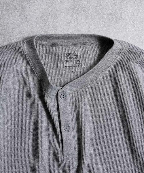 Fruit Of The Loom × Number (N)ine FRUIT OF THE LOOM × NUMBER NINE PACK HENLEY Tee M Size US M / EU 48-50 / 2 - 3 Thumbnail