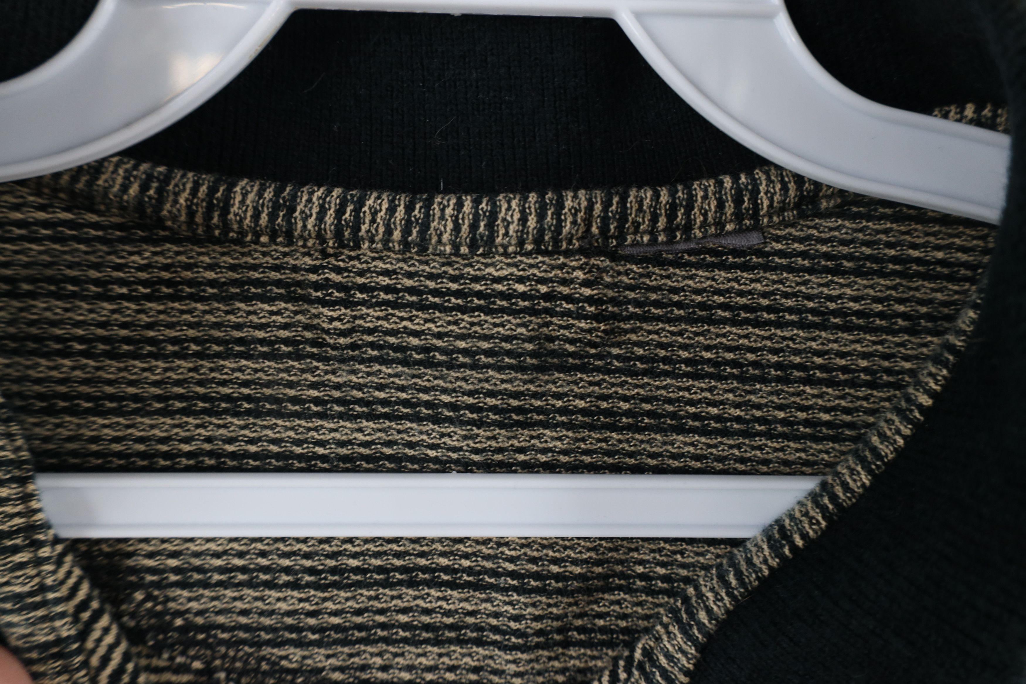 Vintage Vintage 90s Streetwear Striped Knit Collared Golf Polo Shirt Size US L / EU 52-54 / 3 - 6 Thumbnail