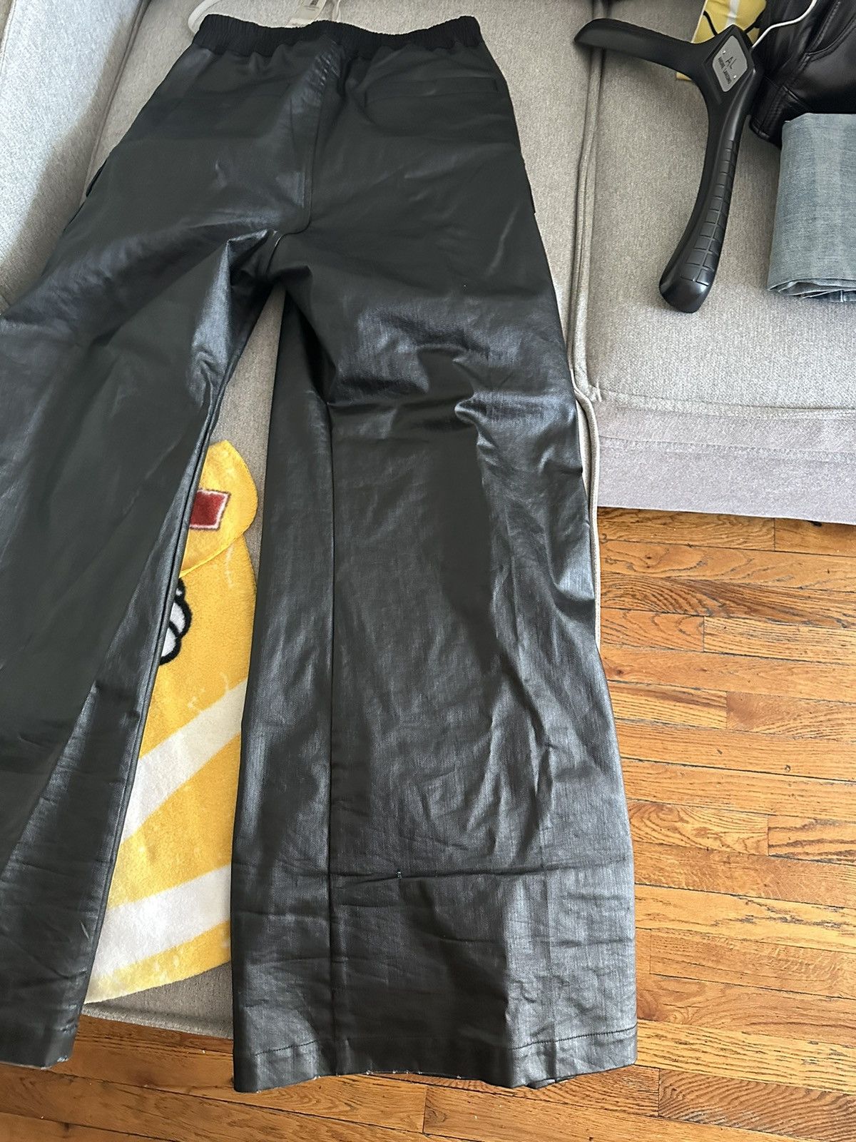 Rick Owens × Rick Owens Drkshdw Rick owens porterville cargobelas waxed denim pants Size US 32 / EU 48 - 5 Thumbnail