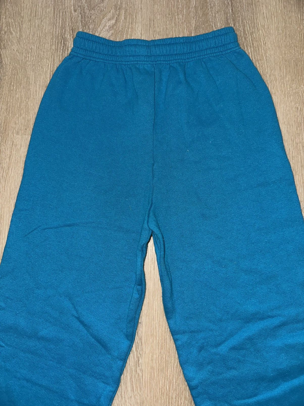 Fruit Of The Loom × Vintage Vintage 90’s Fruit of the Loom Teal Blank Sweatpants Size US 30 / EU 46 - 2 Thumbnail