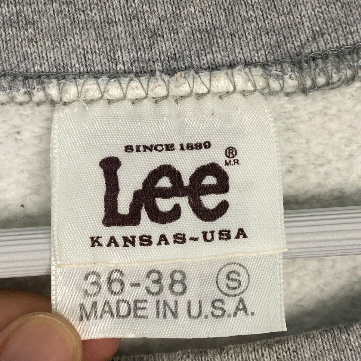 Other Vintage Lee Printed Crewneck Sweatshirt Gray Pullover Size S Size US S / EU 44-46 / 1 - 5 Thumbnail