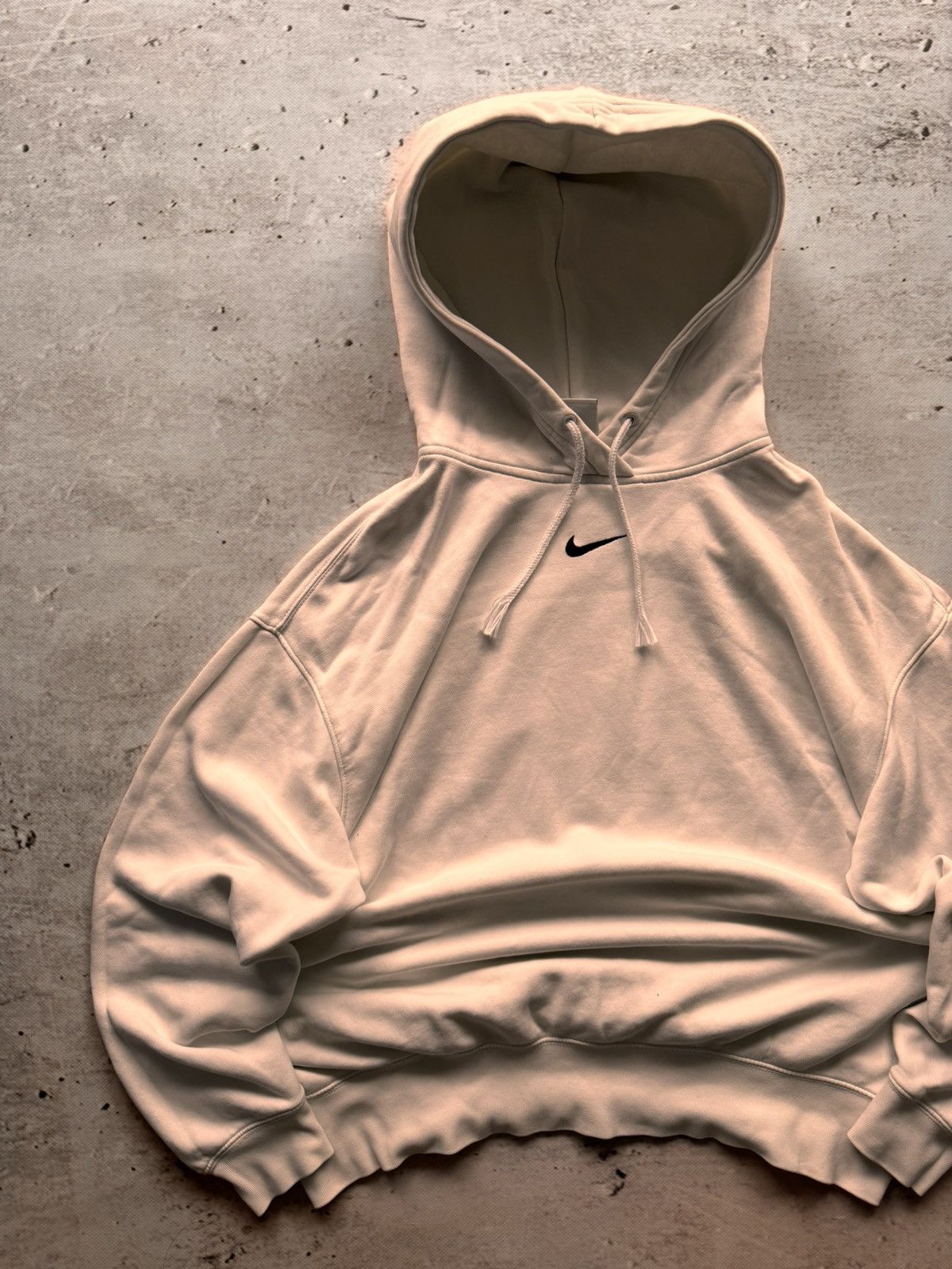 Nike × Vintage NIKE VINTAGE CENTER LOGO OVERSIZE BOXY HOODIE Size US M / EU 48-50 / 2 - 2 Thumbnail