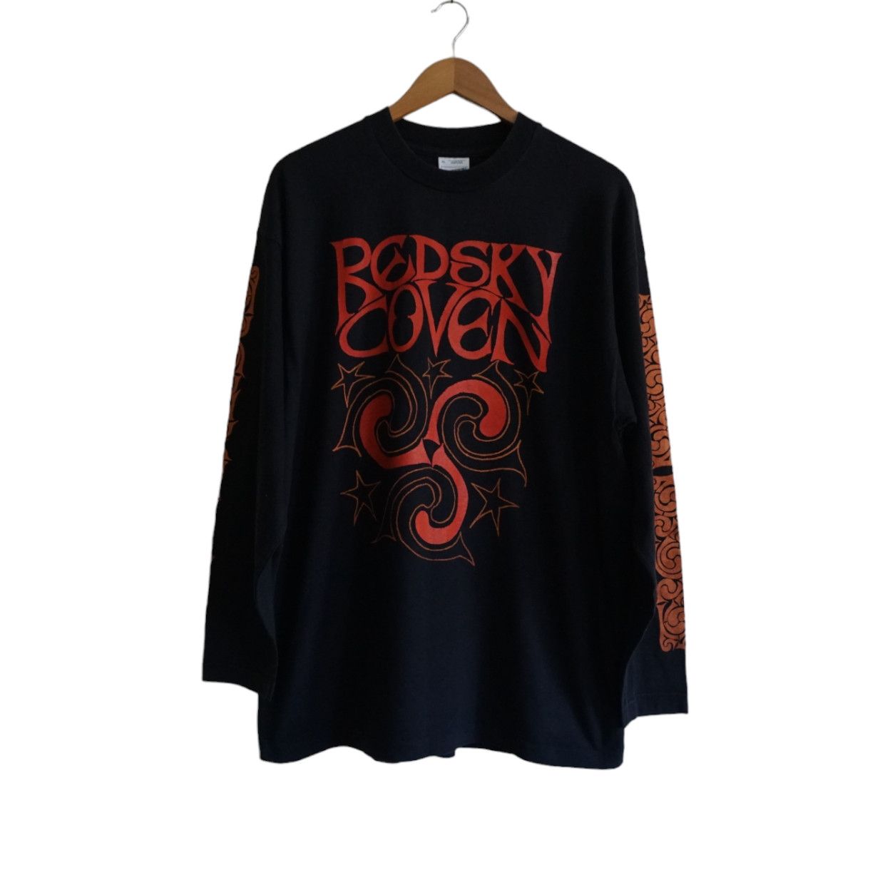 Band Tees × Vintage Vintage 90s *redsky raven* Longsleeve single stitch Size US XL / EU 56 / 4 - 2 Thumbnail