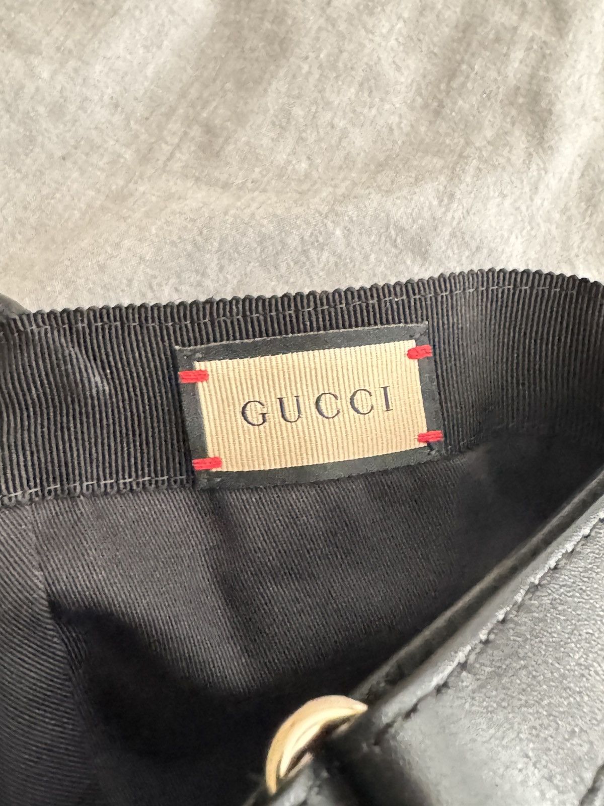 Gucci Gucci GG canvas baseball hat with Web black Size Large Size ONE SIZE - 6 Thumbnail