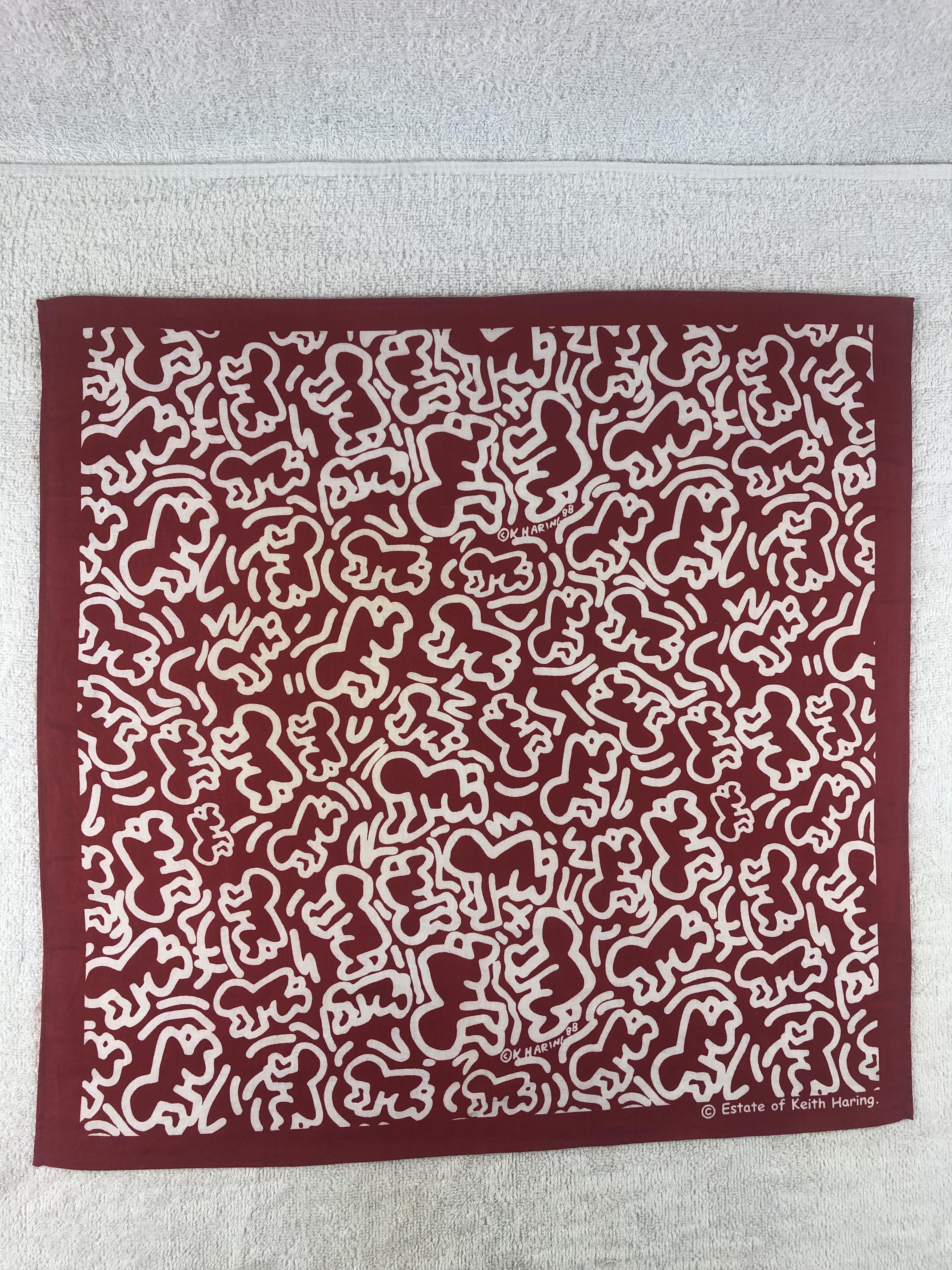 Keith Haring Keith Haring Handkerchief / Bandana / Neckerchief Size ONE SIZE - 3 Thumbnail
