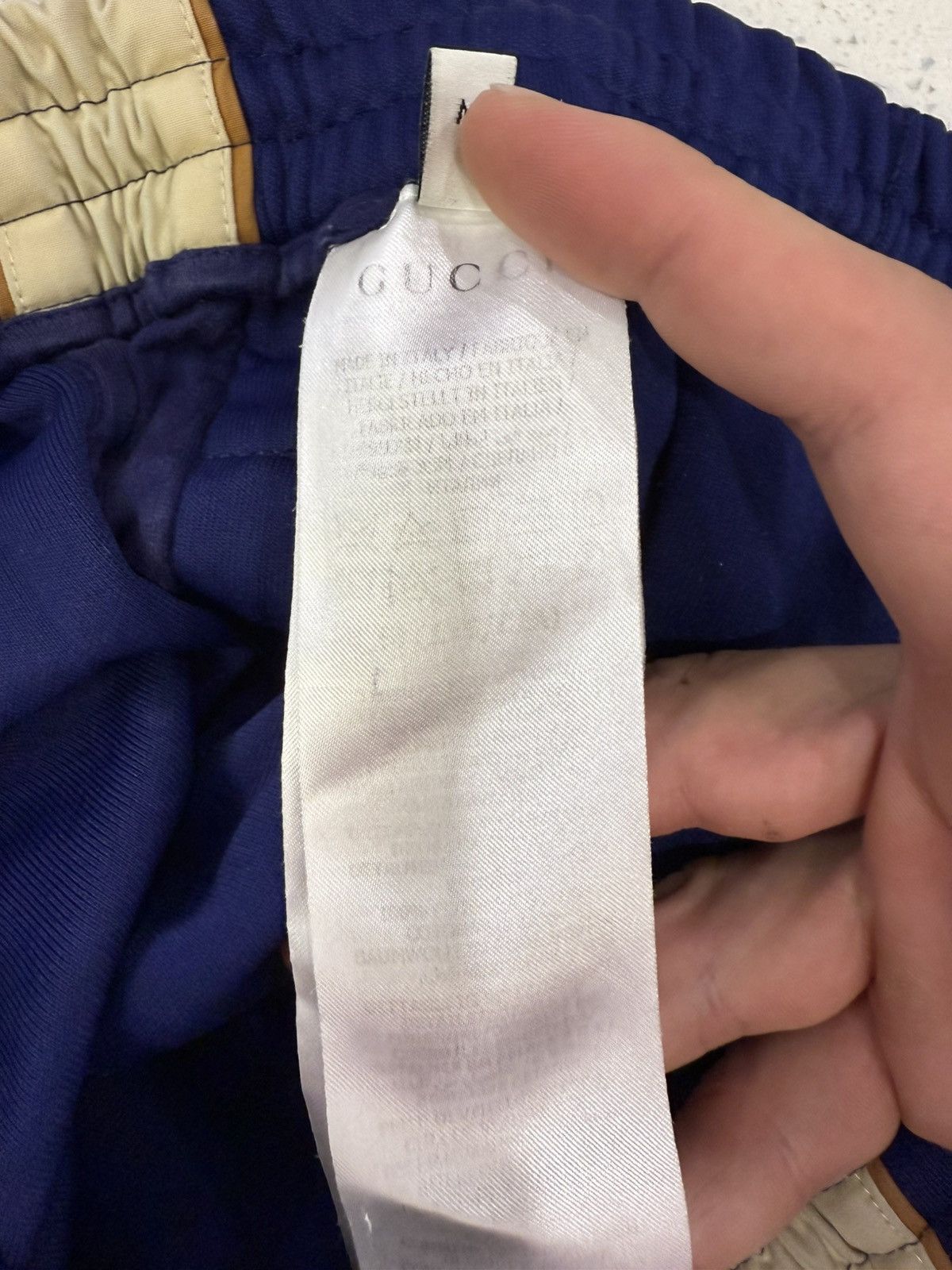 Gucci Gucci Navy/Beige Track Pants Size US 32 / EU 48 - 9 Thumbnail
