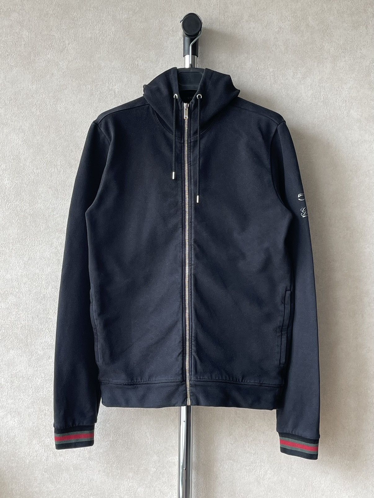 Gucci Gucci x Fiat 500 Limited Edition Zip-Up Hoodie Web Cuffs Size US M / EU 48-50 / 2 - 1 Thumbnail
