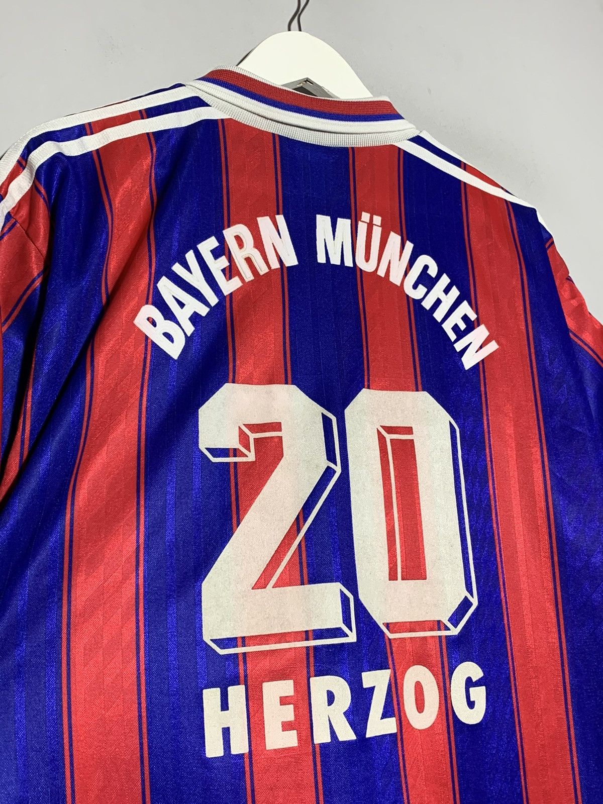 Adidas × Vintage Bayern Munchen 1996/97 Vintage Y2k Streetwear Football Shirt Size US XL / EU 56 / 4 - 9 Thumbnail