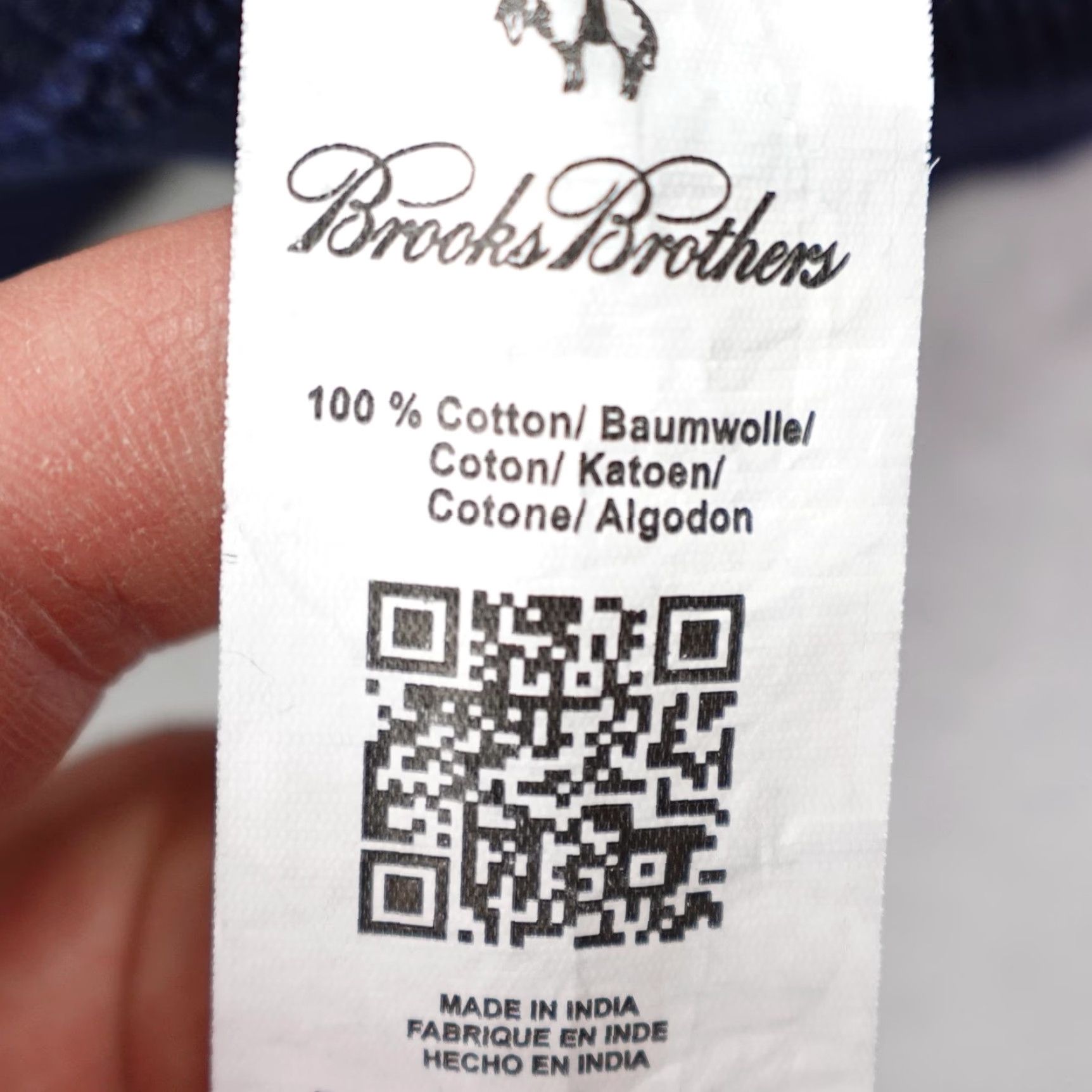 Brooks Brothers Brooks Brothers Sweater Mens XL Blue Yellow Stripe Crewneck Embroidered Pullover Size US XL / EU 56 / 4 - 4 Thumbnail