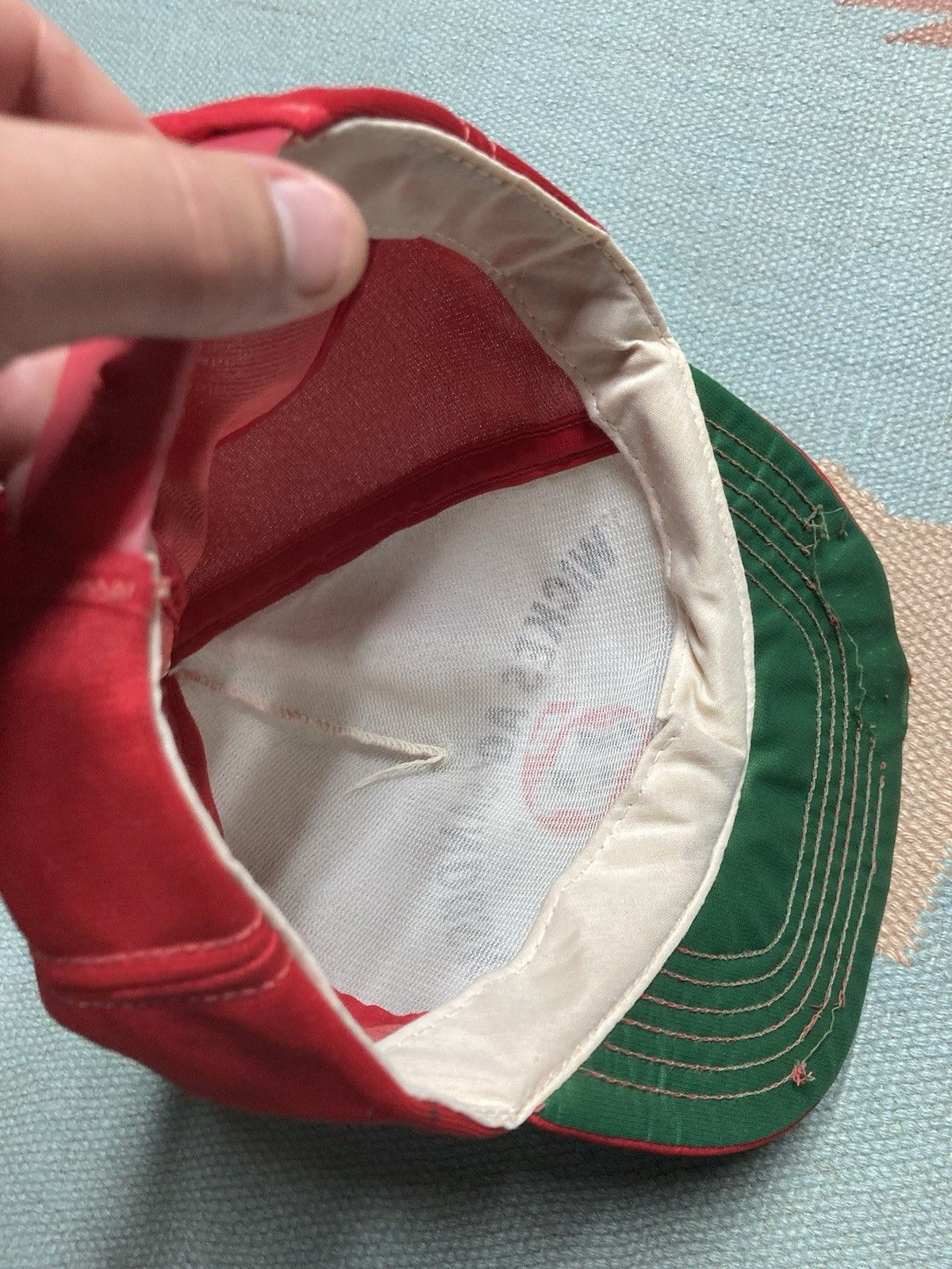 Vintage Vtg SnapBack hat wickes ag Sandusky Michigan big H feed farm Size ONE SIZE - 6 Thumbnail
