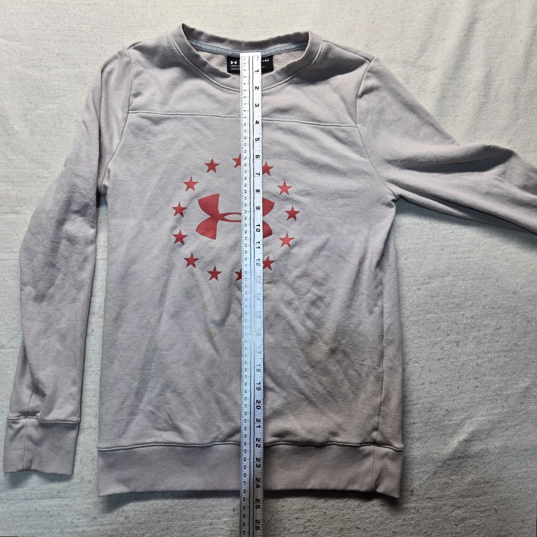 Under Armour Under Armour Sweatshirt Gray Pullover Women's S Small Size Pullover Sweatshirt, Activewear, Polyester, Long Sleeve, Casual, 90s? Size S / US 4 / IT 40 - 7 Thumbnail
