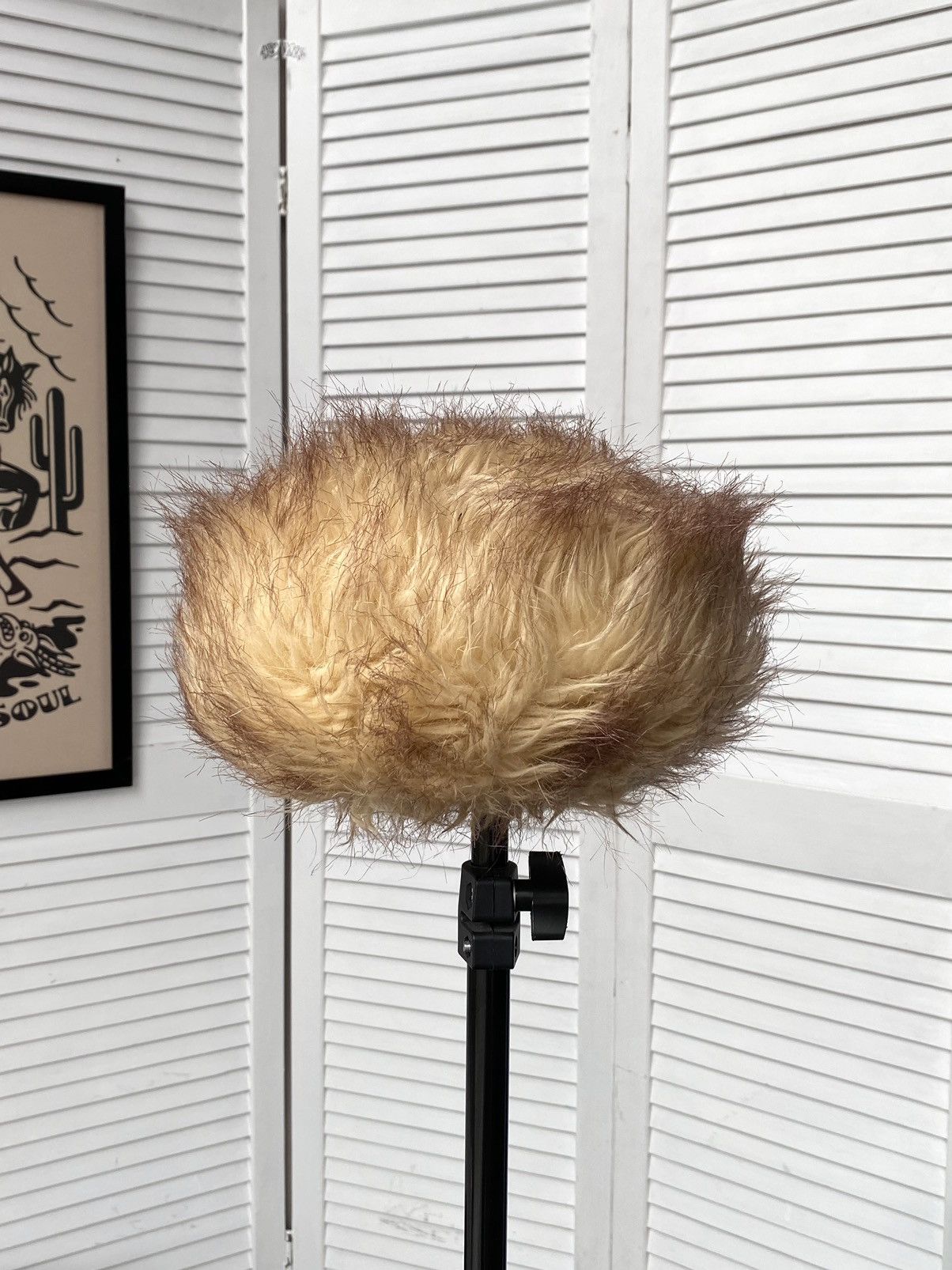 Designer × Vintage Vintage Fuzzy Hat Real Fur Beret Style Y2K Yeti Size ONE SIZE - 3 Thumbnail