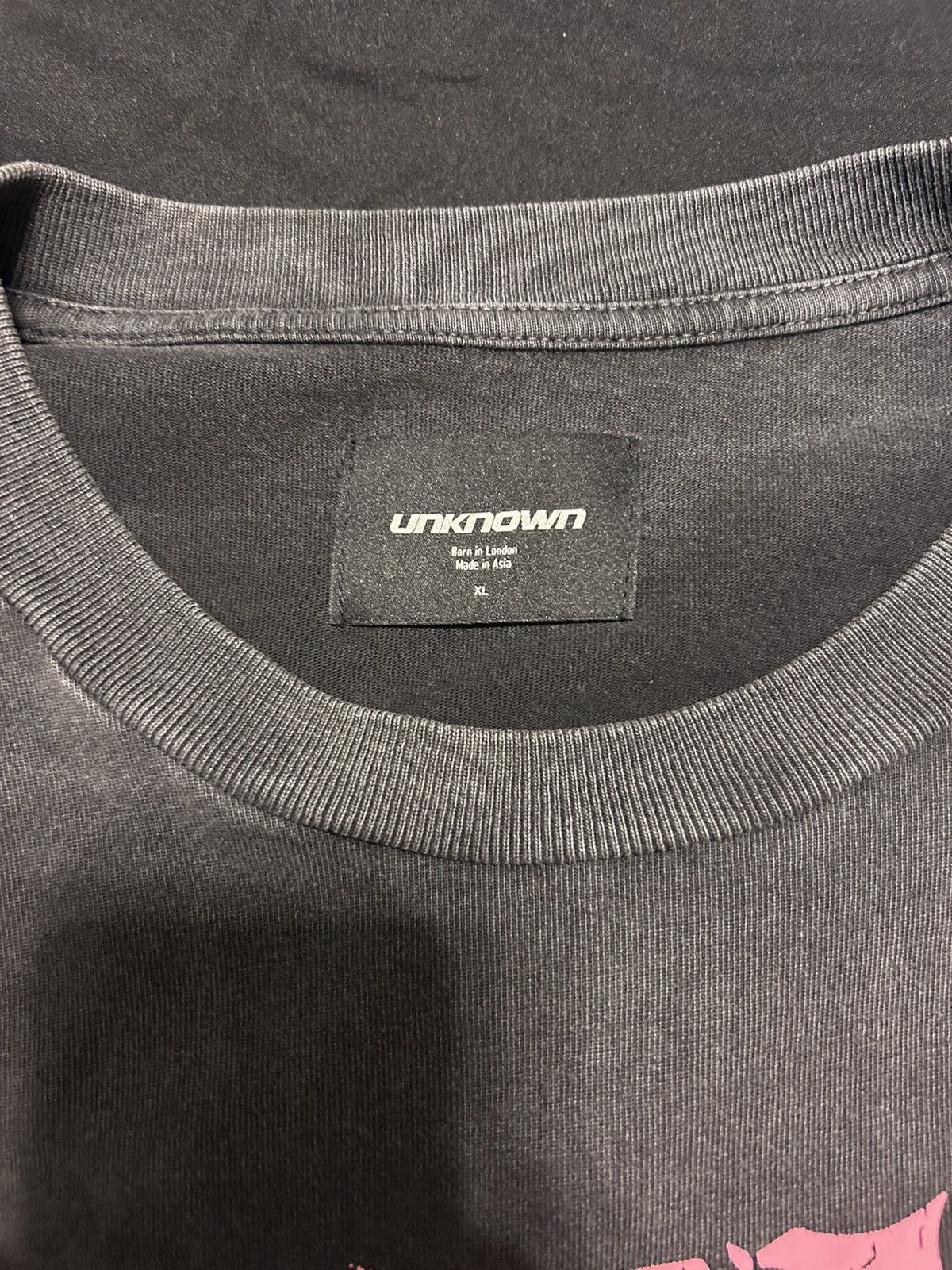 Unknown London Unknown London Gray and Pink Wings Long Sleeve T-Shirt Size US XL / EU 56 / 4 - 3 Thumbnail