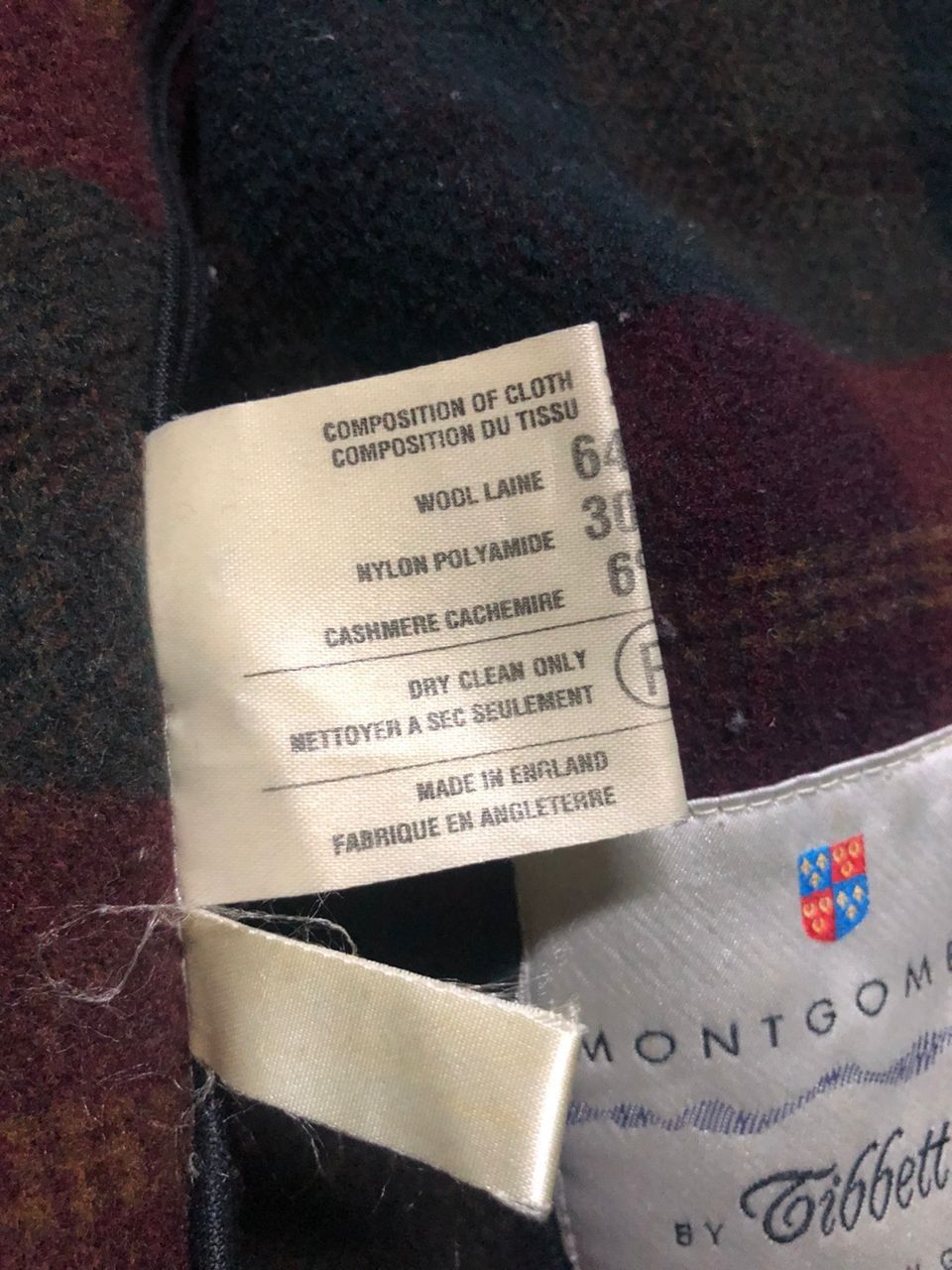 Original Montgomery × Vintage Vintage Montgomery By Tibbett Duffle Coat Hoodie Size US M / EU 48-50 / 2 - 14 Thumbnail