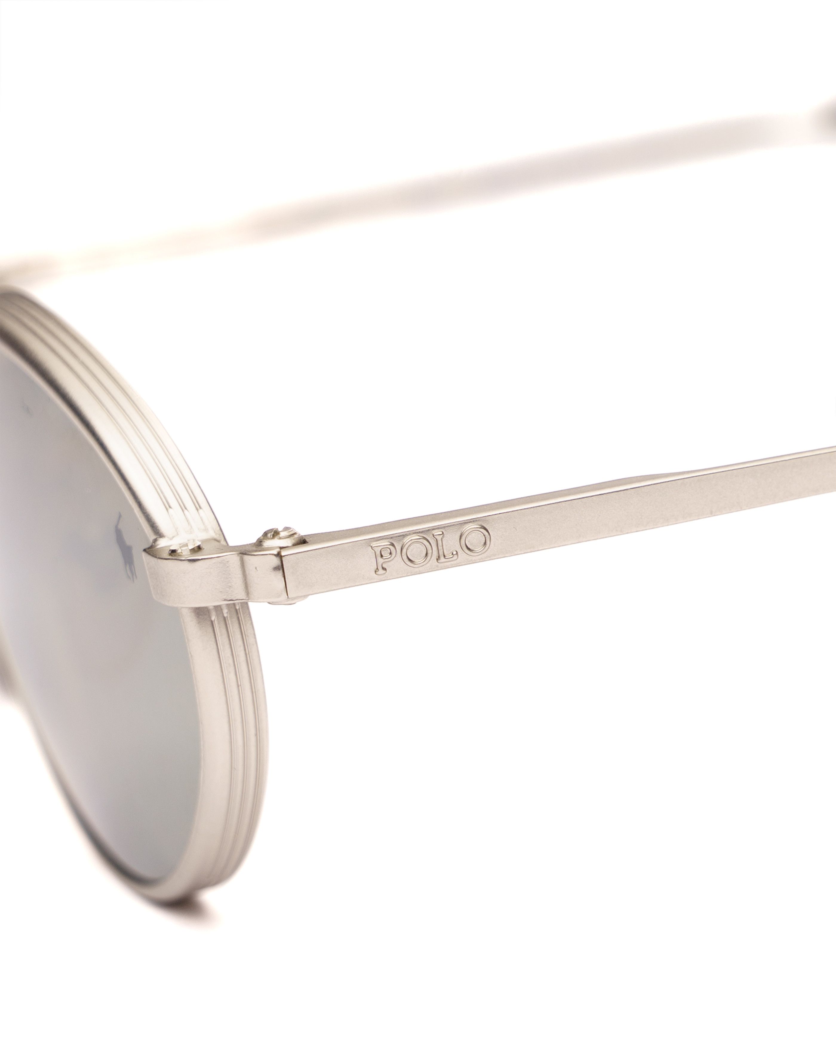 Polo Ralph Lauren Polo Classic Ralph Lauren '90s Silver Oval Sunglasses Size ONE SIZE - 3 Thumbnail